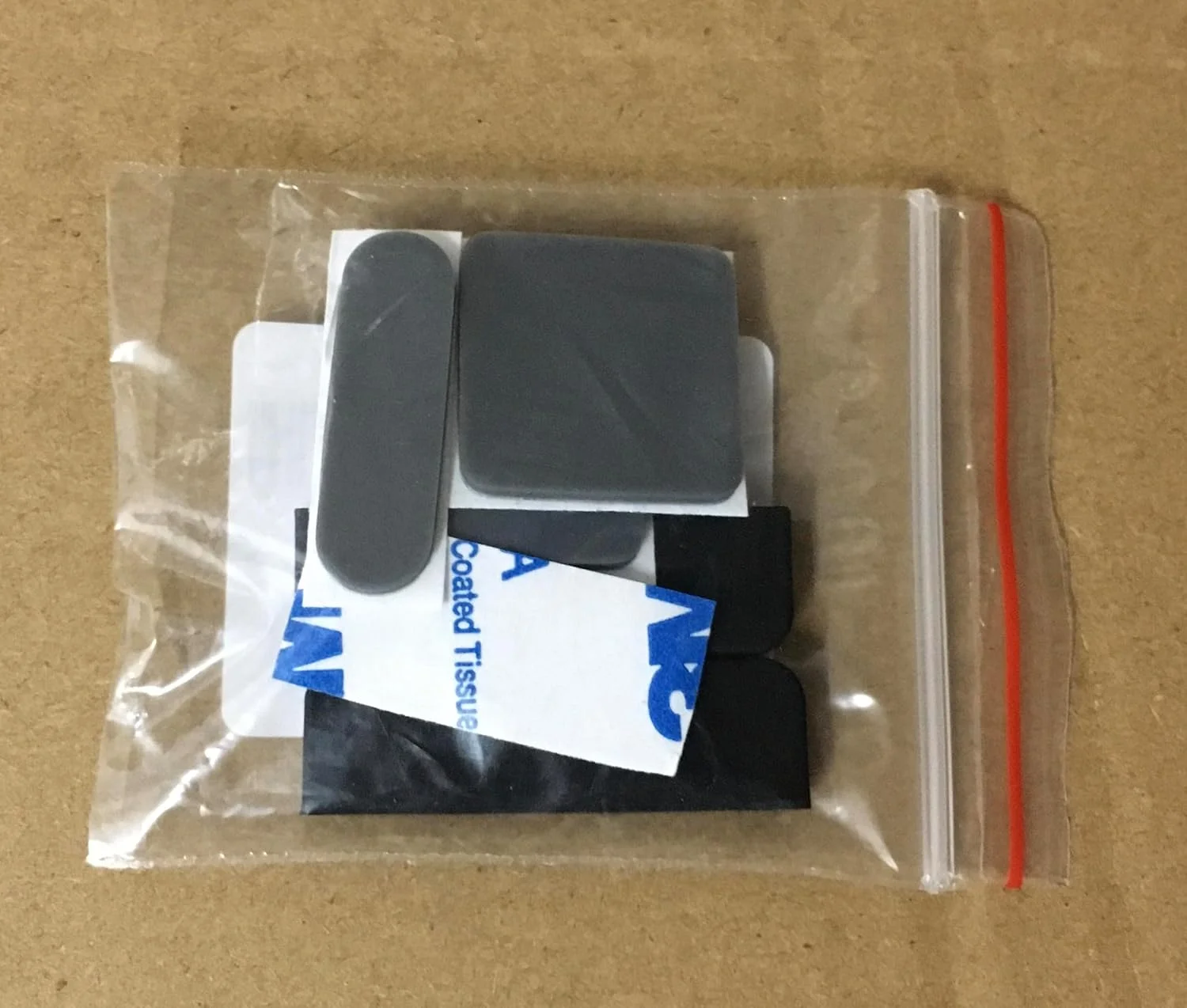 پدهای لاستیکی پشتیبان استند تبلت با کیفیت - 4 عدد در یک بسته - مشکی