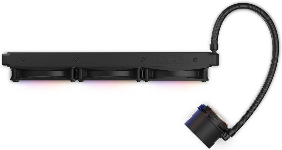خنک کننده مایع پردازنده NZXT Kraken 360 RGB AIO با نمایشگر LCD و فن های RGB، رادیاتور 360 میلی متری، واتر بلاک مسی، 3 عدد فن 120 میلی متری F120 RGB، سرعت فن 500-1800 دور در دقیقه، جریان هوای 21.67-78.02 CFM، مشکی | RL-KR360-B1