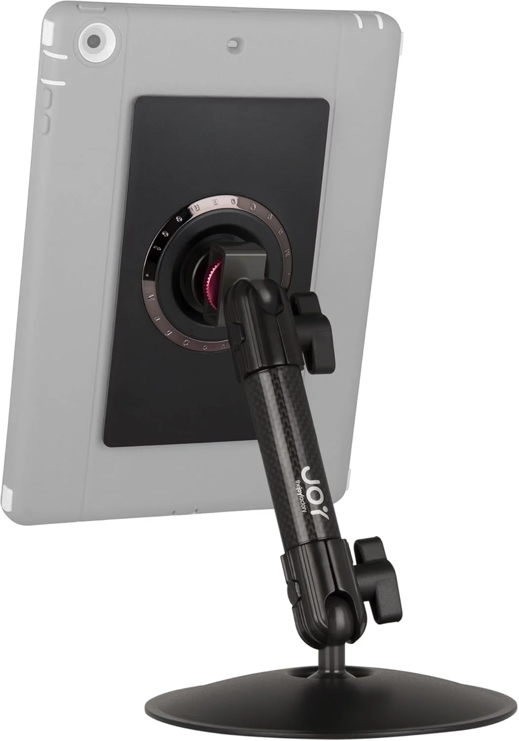 پایه نگهدارنده رومیزی فیبر کربنی The Joy Factory MagConnect با ماژول تبلت جهانی برای تبلت ها (MNU511)