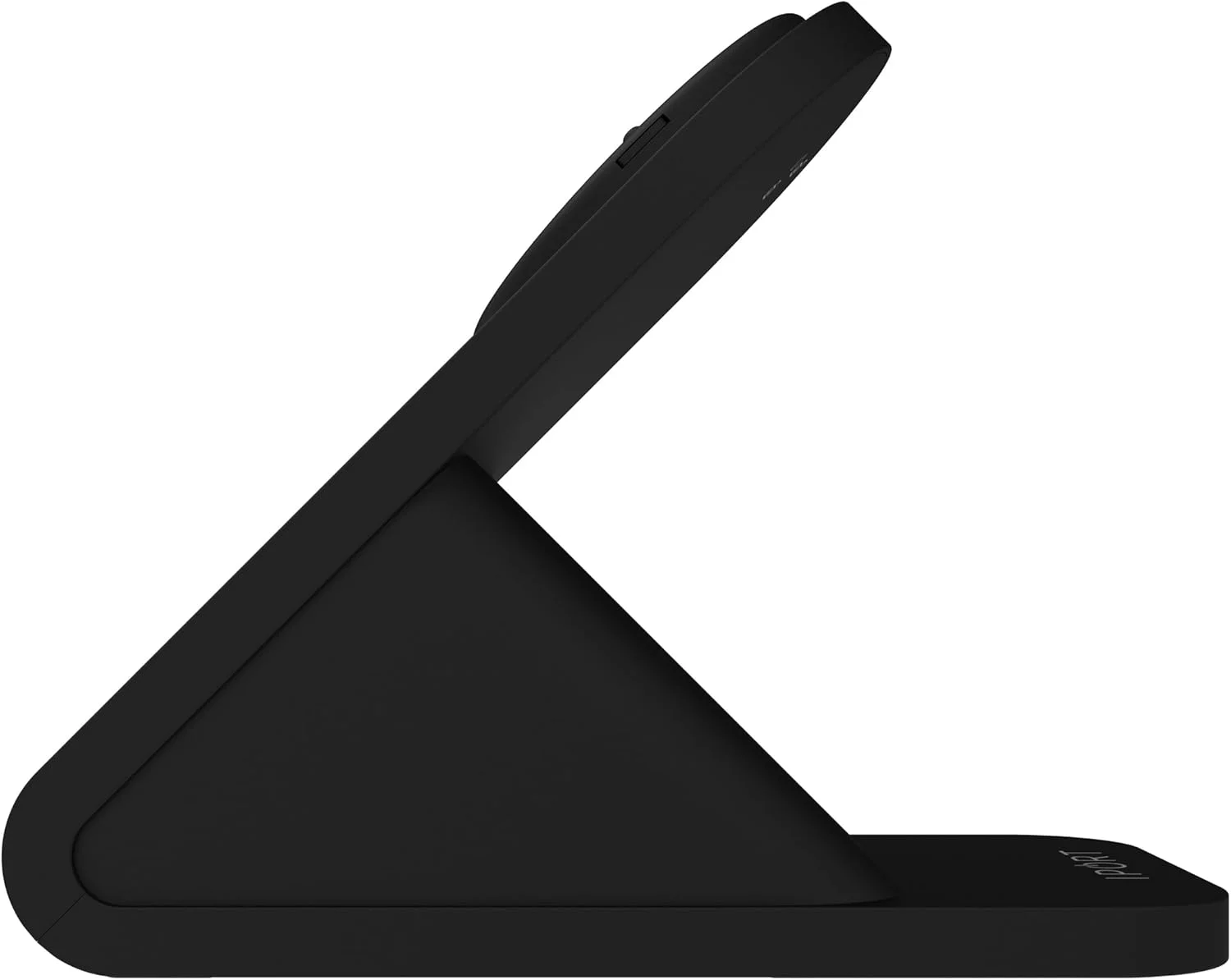 پایه شارژ رومیزی سریع و بدون تماس IPORT 72352 Connect PRO - مشکی | اتصال مغناطیسی، توان 27 وات، نشانگر LED، طراحی جمع و جور، سازگار با قاب های Connect PRO