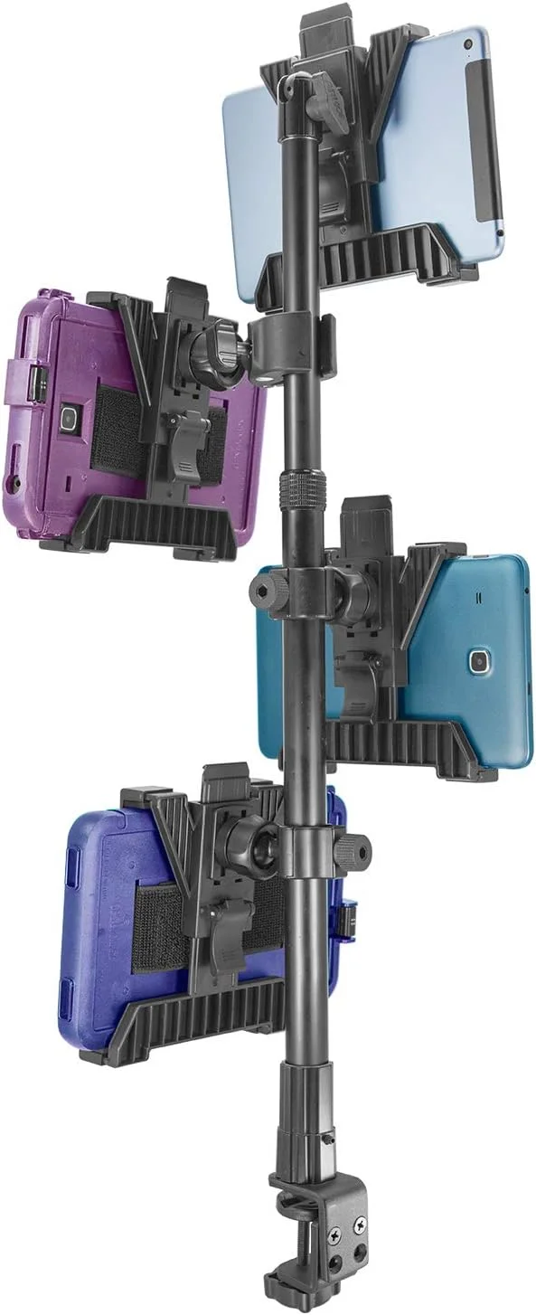 پایه گیره ای تبلت آی بولت TabDock مناسب برای کاربردهای مختلف تحویل کالا (DoorDash، Uber Eats، Postmates و غیره) - با 4 نگهدارنده تبلت مناسب برای تبلت های 7 تا 10 اینچی