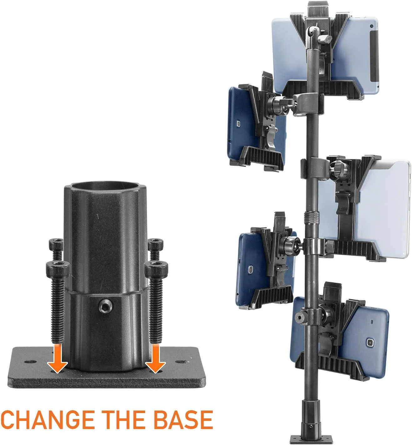 پایه نگهدارنده تبلت آیبولت TabDock Point of Purchase/POS Clamp Stand/Mount - با 5 هولدر تبلت، ایدهآل برای کاربردهای مختلف تحویل پایه نگهدارنده تبلت آیبولت TabDock Point of Purchase/POS Clamp Stand/Mount - با 5 هولدر تبلت، ایدهآل برای کاربردهای مختلف تحویل