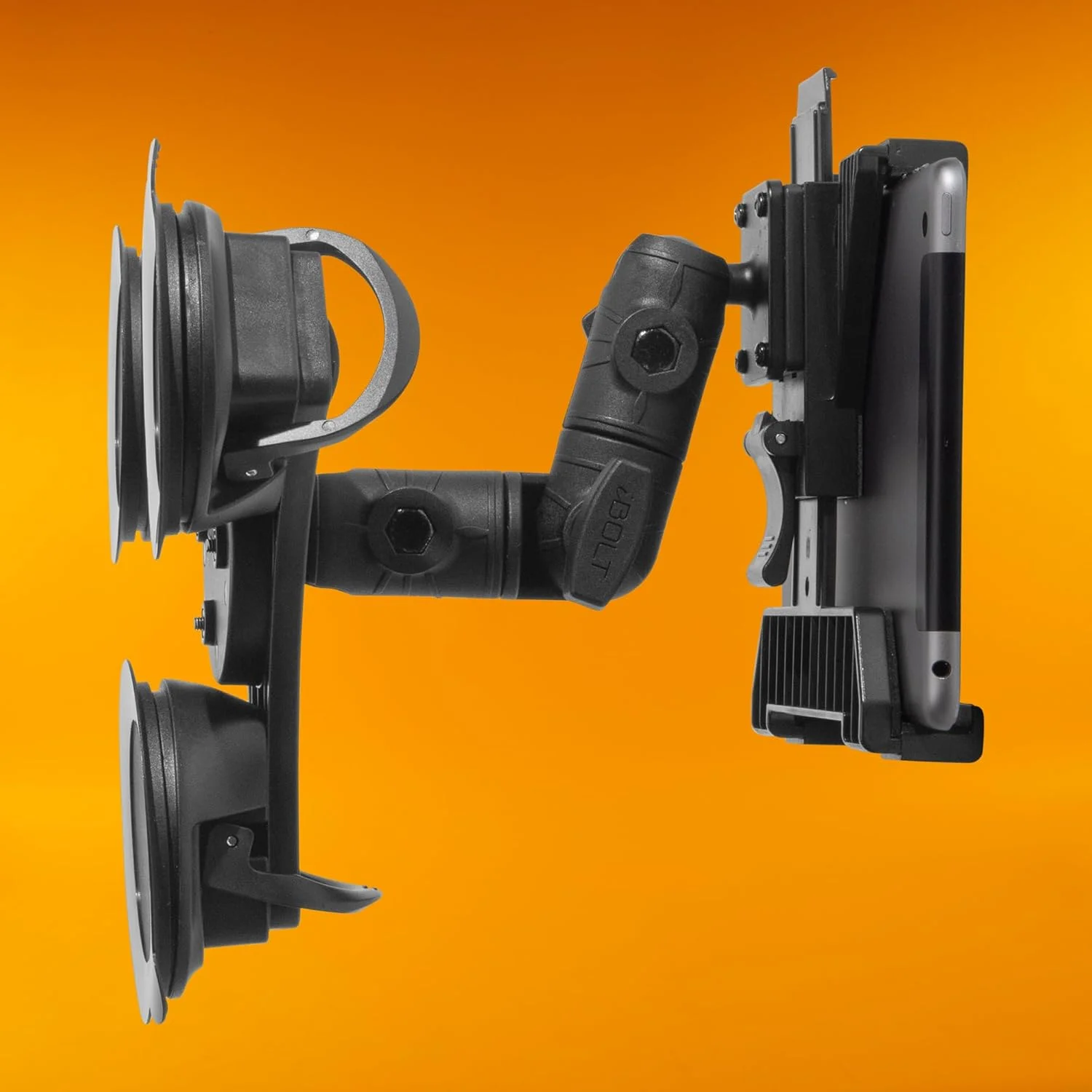 پایه نگهدارنده تبلت آی‌بولت TabDock IncrediBOLT 360 با سه پایه مکنده قوی مناسب تبلت‌های 7 تا 10 اینچی - عالی برای شیشه جلو و داشبورد