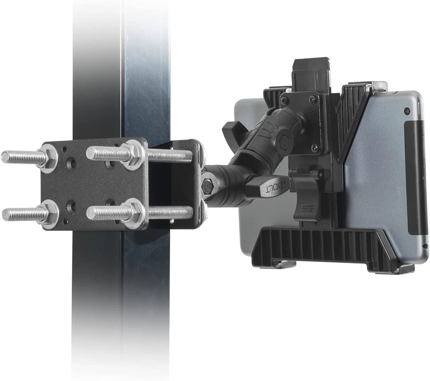 پایه نگهدارنده تبلت iBOLT TabDock IncrediBOLT 360 Pillar Mount - پایه تبلت سنگین برای لیفتراک و تبلت های 7-10 اینچی