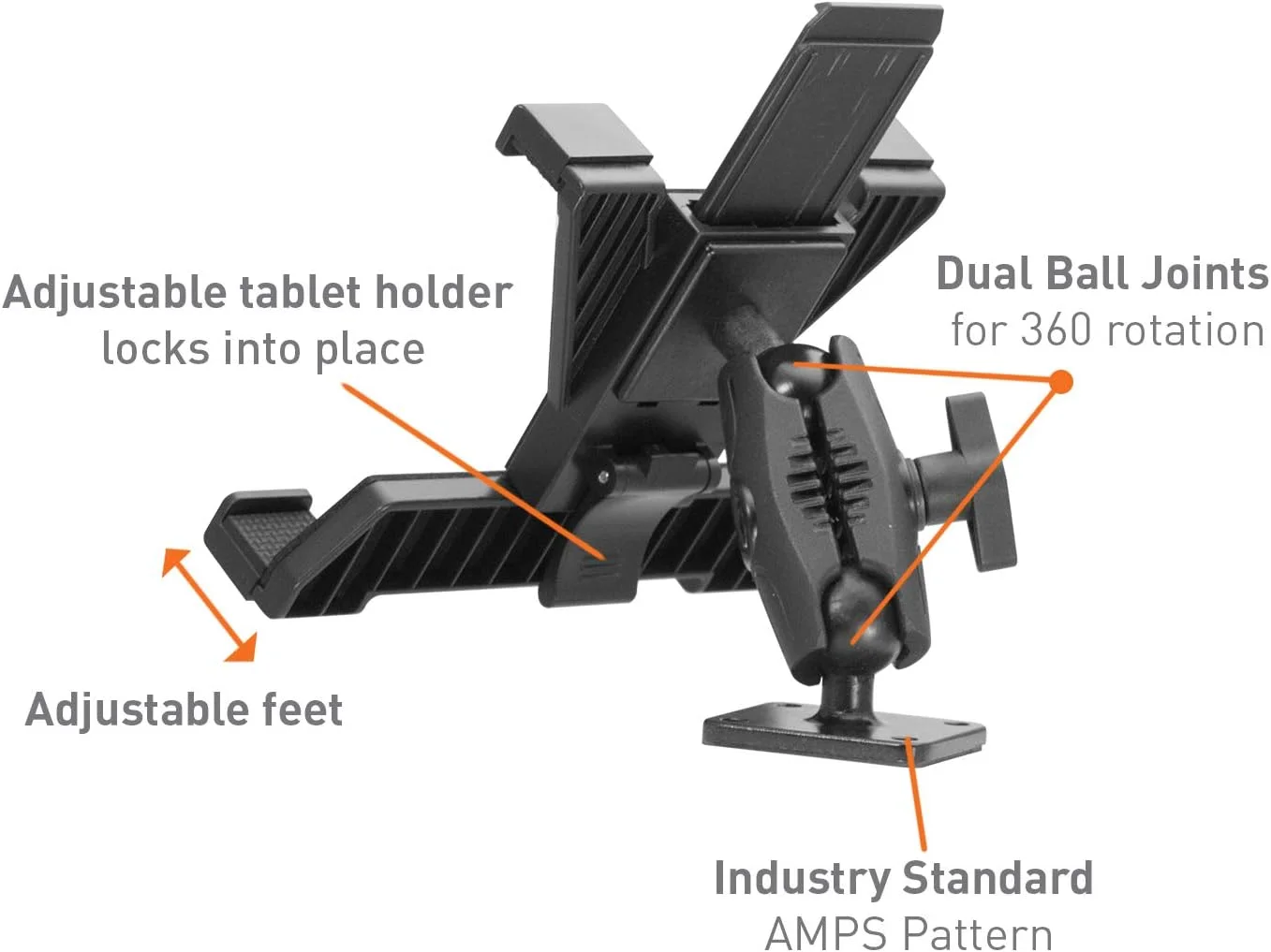 پایه نگهدارنده تبلت iBolt TabDock AMPs - پایه دریل سنگین برای تمام تبلت های 7 تا 10 اینچی (iPad، Samsung Tab) برای خودرو، میز، پیشخوان: عالی برای وسایل نقلیه تجاری، کامیون ها، خانه ها، مدارس و مشاغل پایه نگهدارنده تبلت iBolt TabDock AMPs - پایه دریل سنگین برای تمام تبلت های 7 تا 10 اینچی (iPad، Samsung Tab) برای خودرو، میز، پیشخوان: عالی برای وسایل نقلیه تجاری، کامیون ها، خانه ها، مدارس و مشاغل