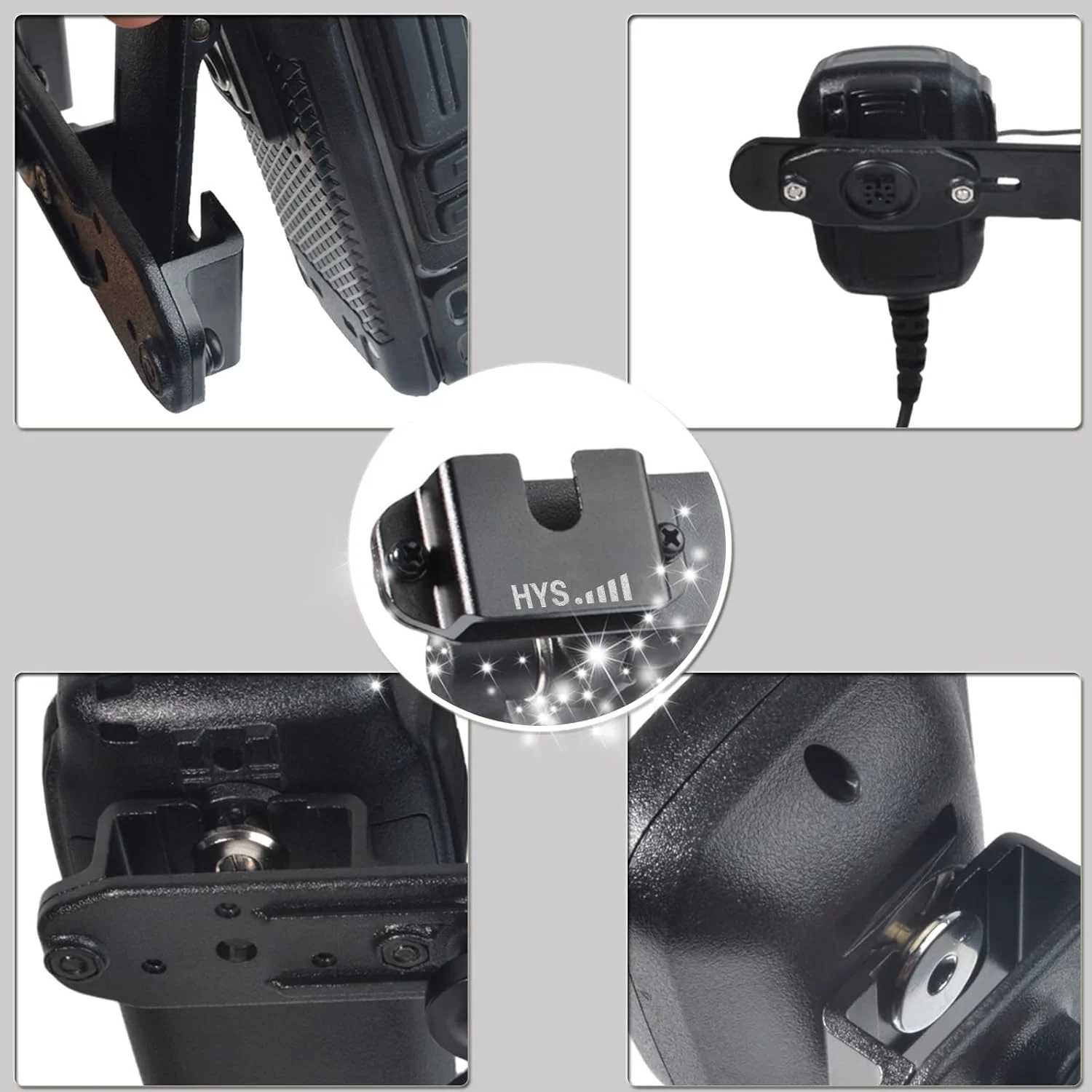 پایه نگهدارنده تبلت و گوشی موبایل با قابلیت نصب در خودرو، کامیون، میز کار و دیوار، مناسب برای آیپد، تبلت سامسونگ گلکسی، GPS و رادیوهای دستی