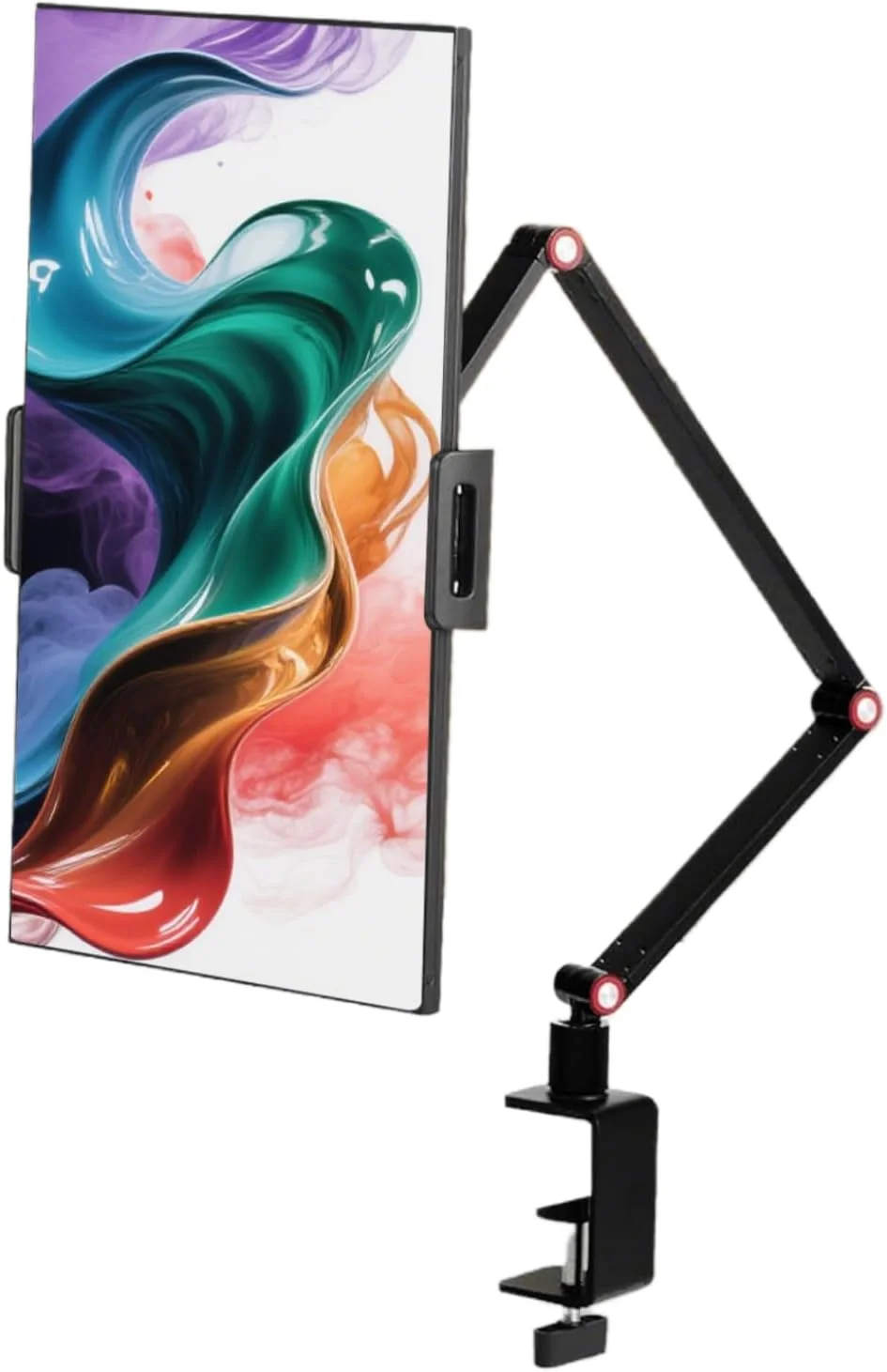 پایه نگهدارنده تبلت، پایه چند دستگاهی پایدار و قابل حمل با قابلیت صرفه جویی در فضا برای خانه، دفتر، آشپزخانه