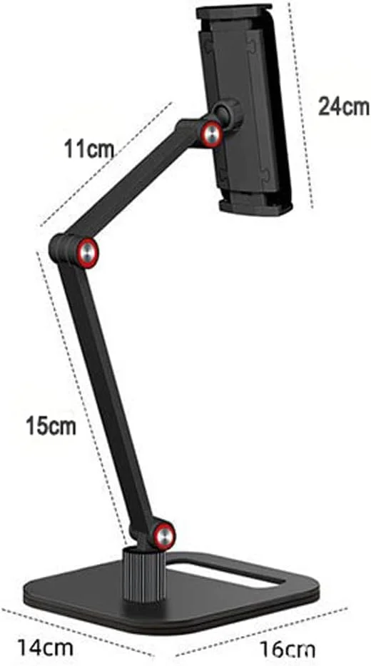 پایه نگهدارنده تبلت، پایه چند دستگاهی پایدار و قابل حمل با قابلیت صرفه جویی در فضا برای خانه، دفتر، آشپزخانه