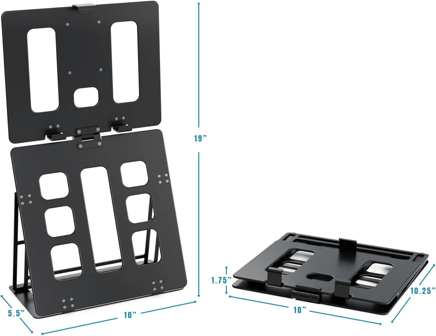 پایه مانیتور قابل حمل HNL، نگهدارنده آیپد و تبلت، گیره نگهدارنده، تاشو، قابل نصب روی میز کوچک، پشتیبانی از عرض صفحه نمایش 7.75 اینچ تا 10.75 اینچ، مسافرت با لپ تاپ، مشکی پایه مانیتور قابل حمل HNL، نگهدارنده آیپد و تبلت، گیره نگهدارنده، تاشو، قابل نصب روی میز کوچک، پشتیبانی از عرض صفحه نمایش 7.75 اینچ تا 10.75 اینچ، مسافرت با لپ تاپ، مشکی