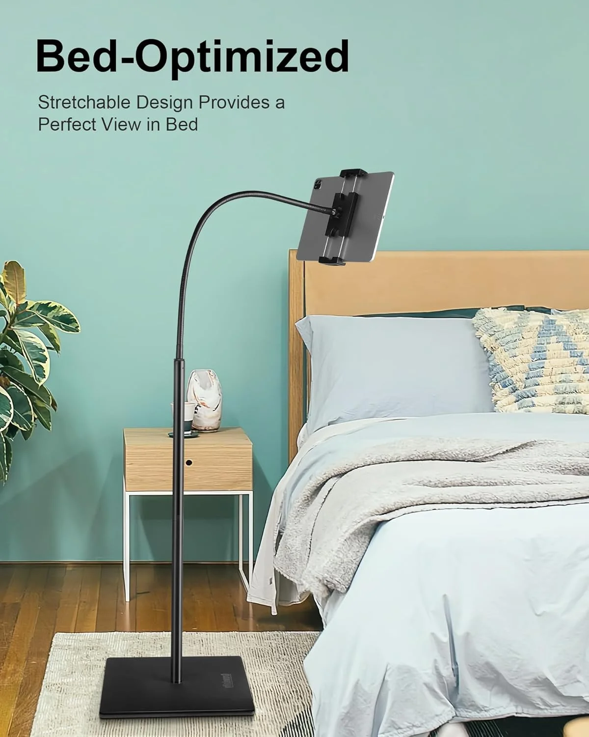 پایه نگهدارنده تبلت، پایه ایستاده با گردن غازی (71 سانتی متر) و پایه چرخان، مناسب برای آیپد مینی ایر پرو 12.9/9.7، گلکسی تب، کیندل، تلفن های همراه (12 تا 33 سانتی متر) پایه نگهدارنده تبلت، پایه ایستاده با گردن غازی (71 سانتی متر) و پایه چرخان، مناسب برای آیپد مینی ایر پرو 12.9/9.7، گلکسی تب، کیندل، تلفن های همراه (12 تا 33 سانتی متر)