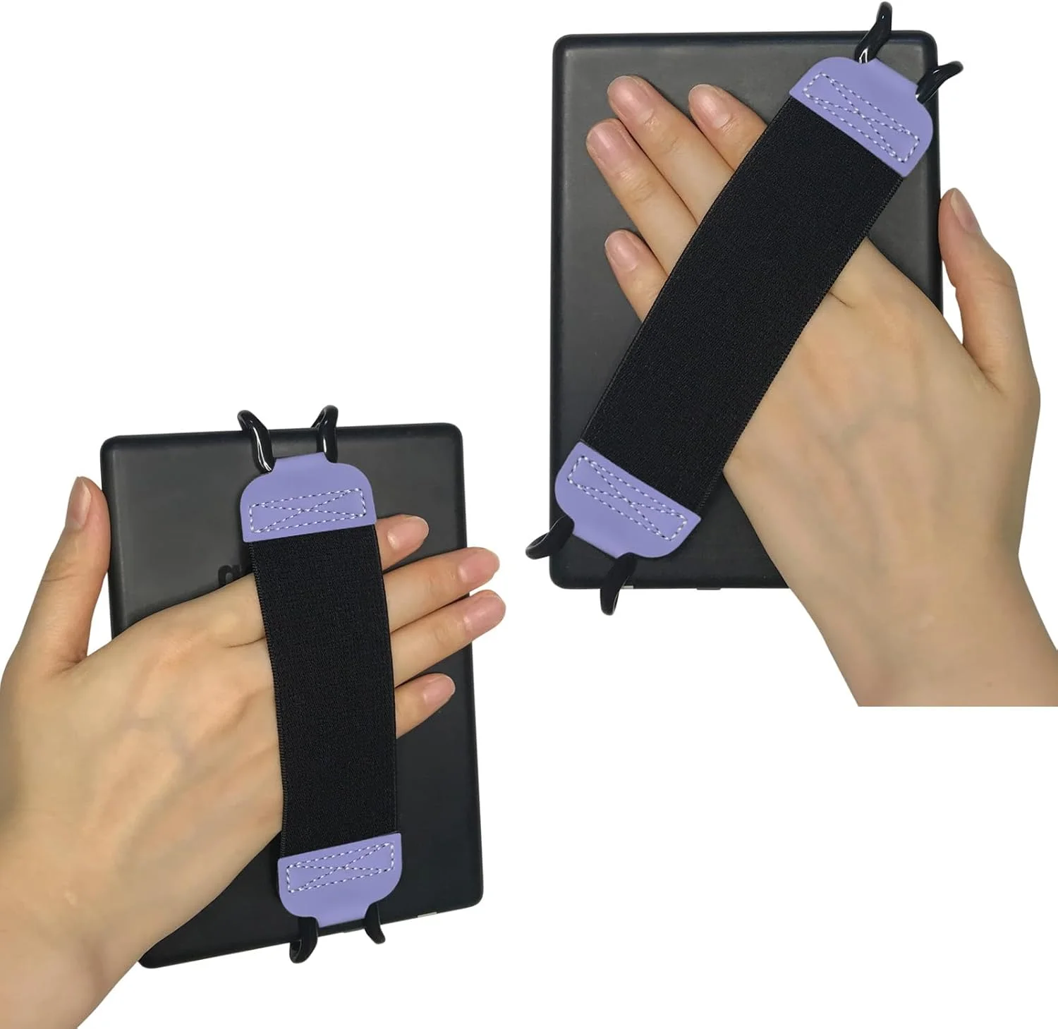 نگهدارنده بند دستی برای کتابخوان های الکترونیکی کیندل، دسته تبلت فایر - کیندل/کوبو/وویجر/لنوو/سونی (بنفش)