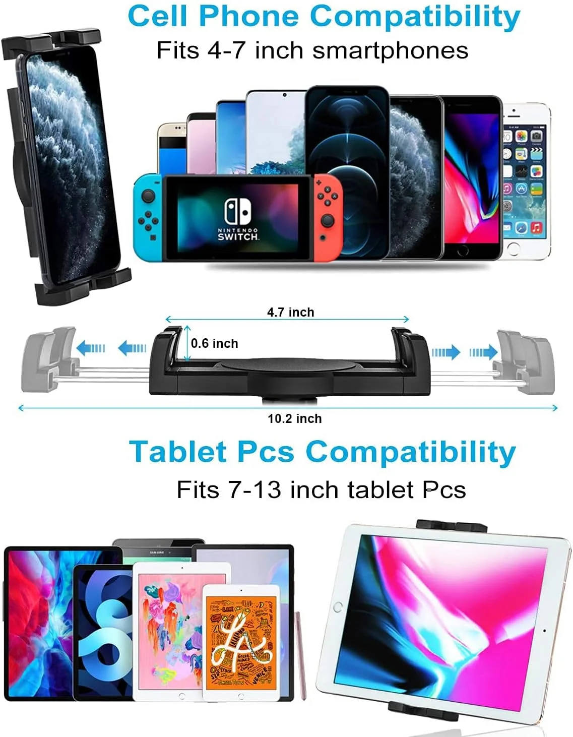 پایه نگهدارنده تبلت گردن غازی woleyi، پایه رومیزی/تختی تبلت سنگین، گیره بازوی انعطاف پذیر برای آیپد پرو ایر مینی، گلکسی تب/زد فولد، فایر اچ دی، سرفیس پرو/گو، سوییچ، آیفون و دستگاه های بیشتر 4.7-13 اینچی پایه نگهدارنده تبلت گردن غازی woleyi، پایه رومیزی/تختی تبلت سنگین، گیره بازوی انعطاف پذیر برای آیپد پرو ایر مینی، گلکسی تب/زد فولد، فایر اچ دی، سرفیس پرو/گو، سوییچ، آیفون و دستگاه های بیشتر 4.7-13 اینچی