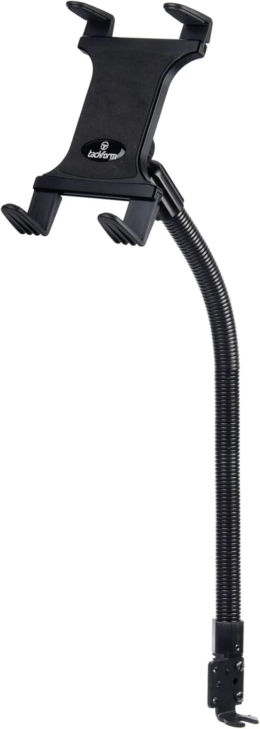 پایه تبلت Tackform برای خودرو و کامیون، میله آلومینیومی 18 اینچی گردن غازی، نگهدارنده ریل صندلی برای تاکسی، ون، وسیله نقلیه، نیمه کامیون و غیره. سازگار با آیپد، گلکسی، سرفیس پرو و موارد دیگر.