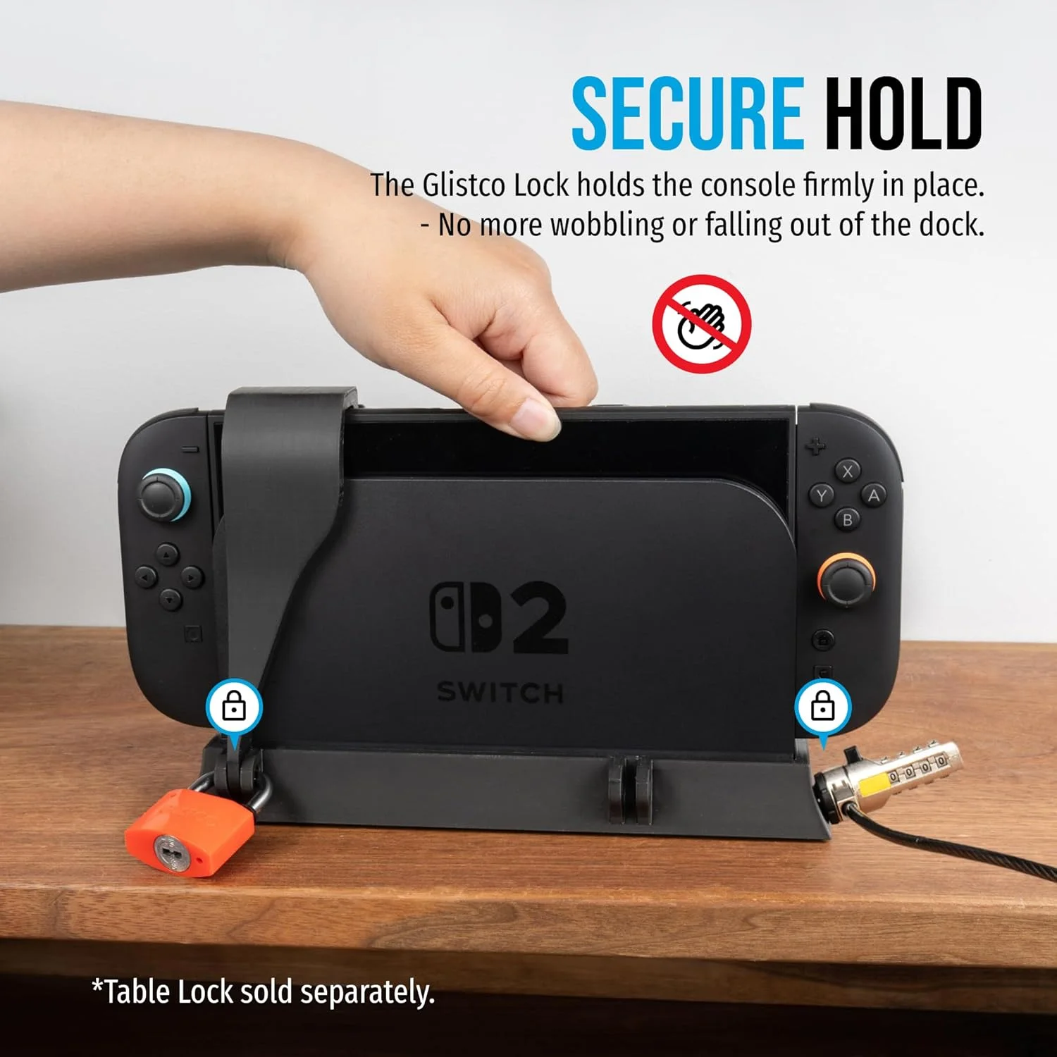 پایه قفل‌دار Glistco سازگار با نینتندو سوییچ 2