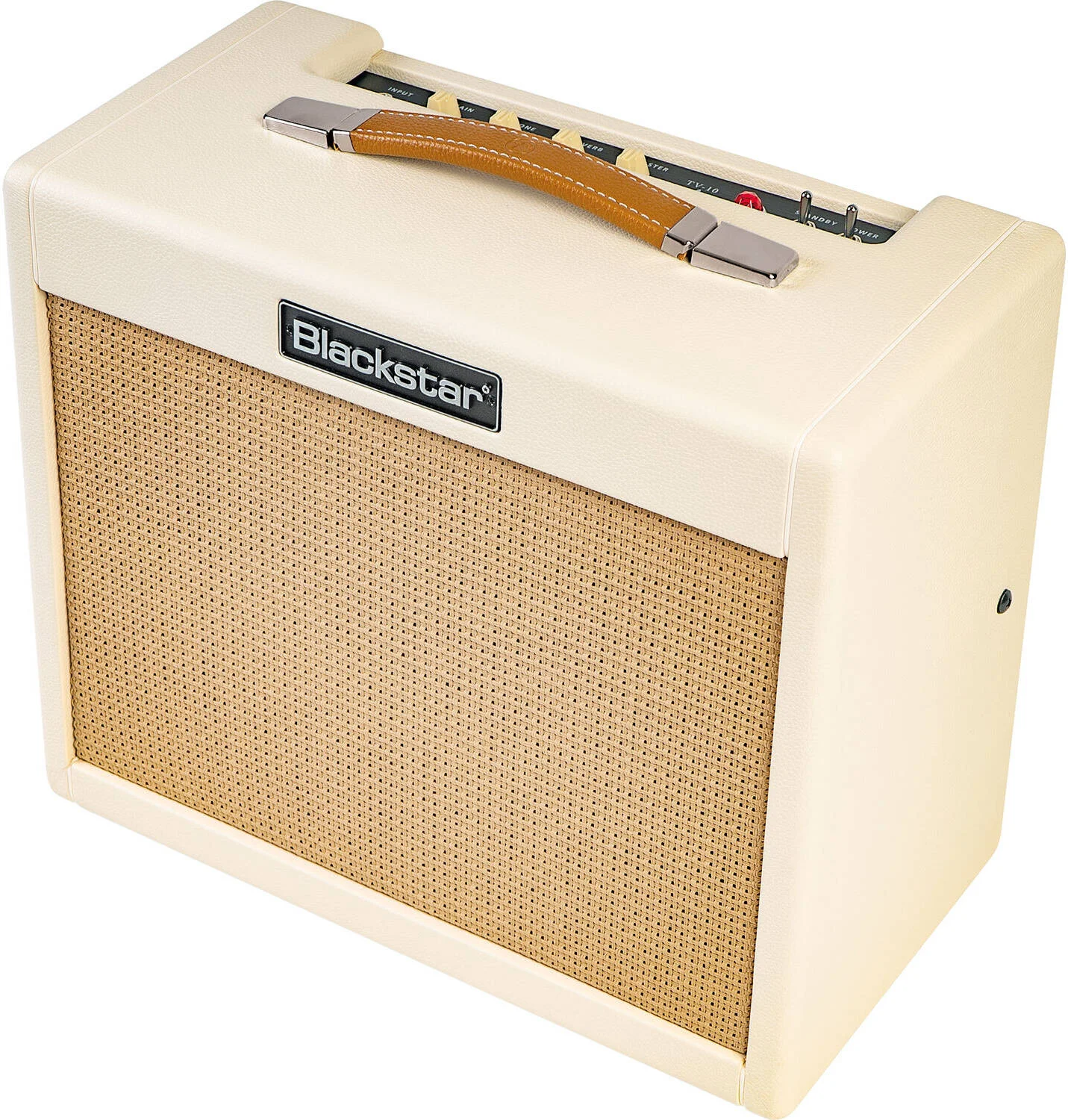 آمپلی فایر لامپی کمبو 10 وات Blackstar TV 10 A با صدای آمریکایی 6L6، سلستیون 12 اینچ، ریورب و FX Loop، خروجی لاین شبیه سازی شده اسپیکر، کرم | BA171000-H آمپلی فایر لامپی کمبو 10 وات Blackstar TV 10 A با صدای آمریکایی 6L6، سلستیون 12 اینچ، ریورب و FX Loop، خروجی لاین شبیه سازی شده اسپیکر، کرم | BA171000-H