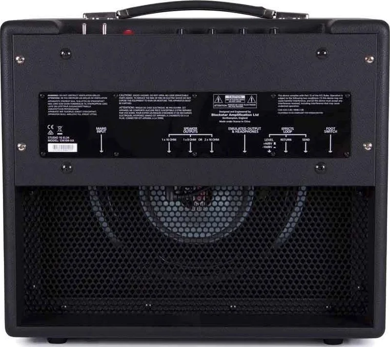 آمپلی فایر کامبو لامپی 10 واتی Blackstar Studio 10 EL34 با لامپ قدرت EL34، اسپیکر 12 اینچی Celestion، تقویت کننده/ریورب، خروجی شبیه سازی شده | BA134014 آمپلی فایر کامبو لامپی 10 واتی Blackstar Studio 10 EL34 با لامپ قدرت EL34، اسپیکر 12 اینچی Celestion، تقویت کننده/ریورب، خروجی شبیه سازی شده | BA134014