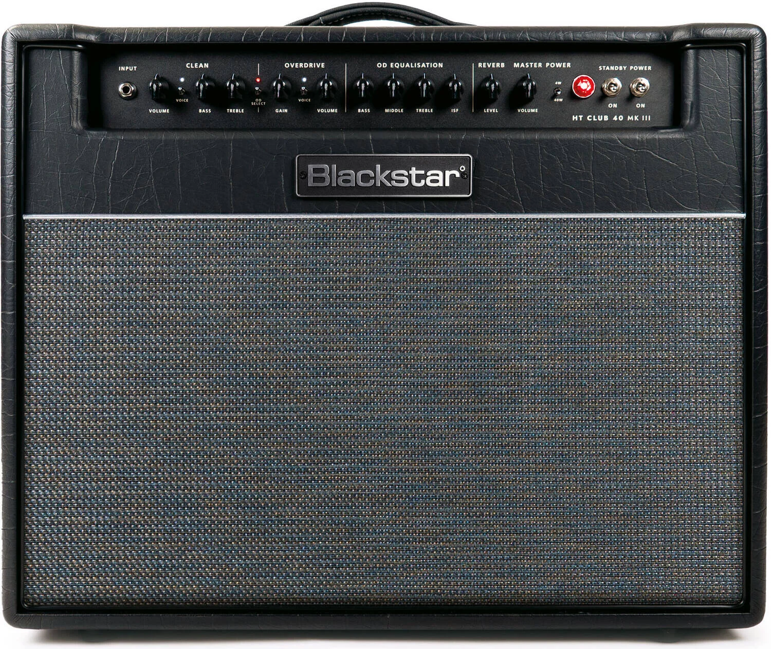 آمپلی فایر کامبو لامپی Blackstar HT Club 40 MK III 40W EL34 با دو کانال، خروجی CabRig® USB/XLR، ISF، کاهش قدرت و ریورب دیجیتال | BA202002 آمپلی فایر کامبو لامپی Blackstar HT Club 40 MK III 40W EL34 با دو کانال، خروجی CabRig® USB/XLR، ISF، کاهش قدرت و ریورب دیجیتال | BA202002