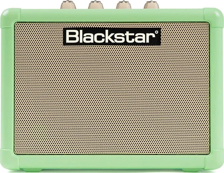 آمپلی فایر کوچک 3 واتی Blackstar Fly 3 نسخه محدود "سبز اقیانوسی"، کانال های کلین/OD، ISF، تاخیر نوار، ورودی MP3/Line، خروجی شبیه سازی شده