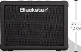 آمپلی فایر گیتار کوچک 3 وات Blackstar Fly 3 بلوتوثی 2 کاناله (Clean/OD) با اکولایزر ISF، دیلی نواری، خروجی لاین شبیه سازی شده، ورودی MP3/بلوتوث، مشکی | BA102018-Z