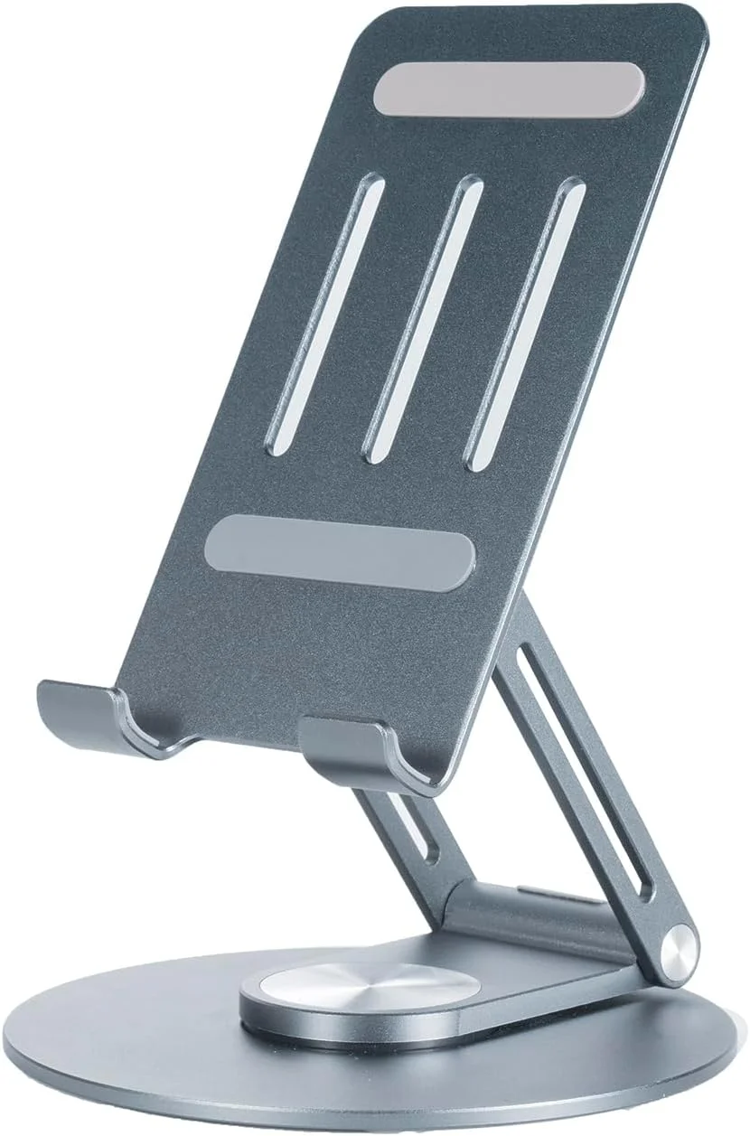 پایه تبلت جدید DOOGEE 2024 - چرخش 360 درجه و تاشو برای نگهداری، قابل حمل و چند منظوره، رومیزی قابل تنظیم با استحکام برتر، مناسب برای تبلت ها پایه تبلت جدید DOOGEE 2024 - چرخش 360 درجه و تاشو برای نگهداری، قابل حمل و چند منظوره، رومیزی قابل تنظیم با استحکام برتر، مناسب برای تبلت ها