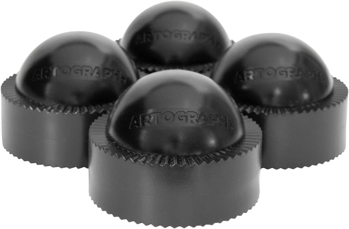 پایه های پدآرتوگراف مدل PadPucks بسته 4 عددی، پایه قابل انباشت برای پد نوری، تبلت یا تخته طراحی