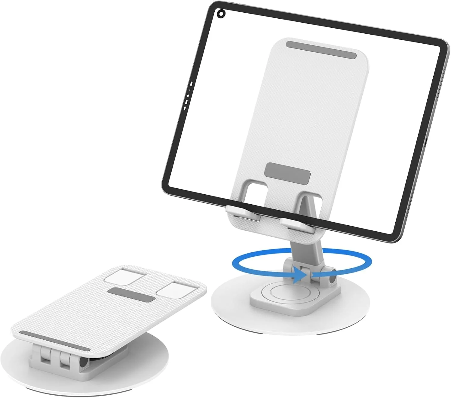 پایه نگهدارنده گوشی موبایل با قابلیت چرخش 360 درجه، پایه نگهدارنده تاشو و کاملا قابل تنظیم برای گوشی های موبایل، مناسب برای آیفون، آیپد و سامسونگ (K39B-سفید) پایه نگهدارنده گوشی موبایل با قابلیت چرخش 360 درجه، پایه نگهدارنده تاشو و کاملا قابل تنظیم برای گوشی های موبایل، مناسب برای آیفون، آیپد و سامسونگ (K39B-سفید)