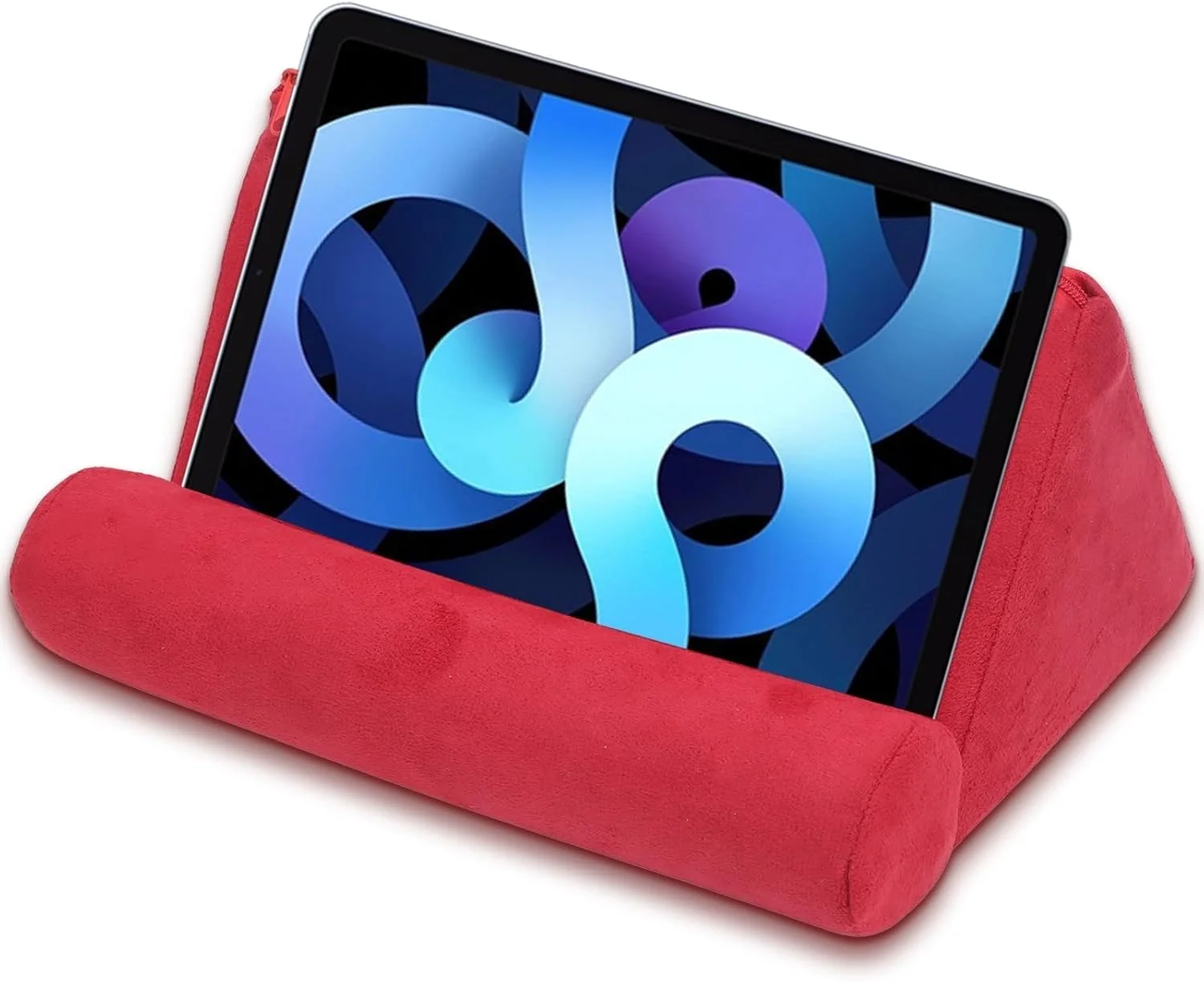 پایه نگهدارنده تبلت بالشتی، نگهدارنده نرم تبلت برای استفاده روی پا، پشتیبانی از تلفن همراه، بالشتک استراحت تخت، نگهدارنده کتاب و مطالعه، زاویه دید راحت پایه نگهدارنده تبلت بالشتی، نگهدارنده نرم تبلت برای استفاده روی پا، پشتیبانی از تلفن همراه، بالشتک استراحت تخت، نگهدارنده کتاب و مطالعه، زاویه دید راحت