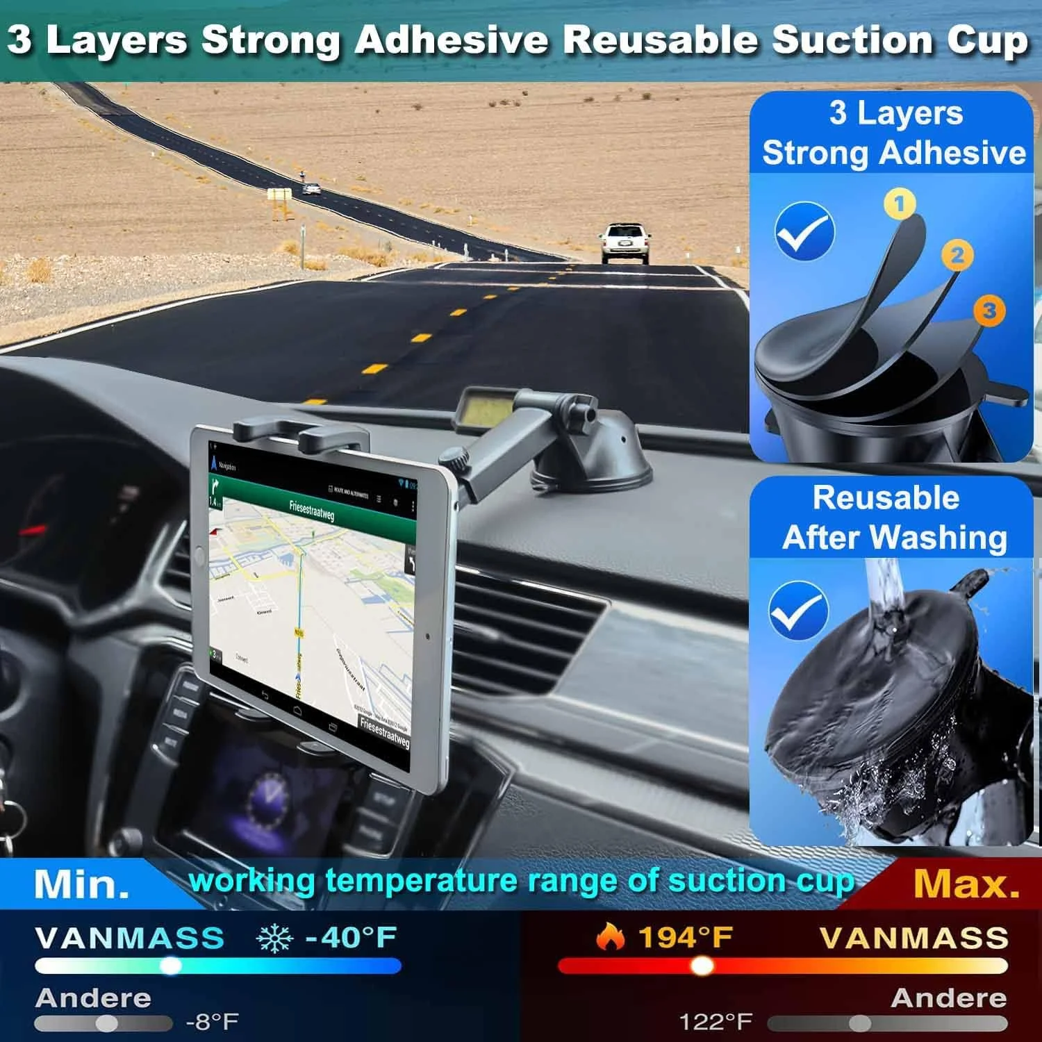 پایه تبلت داشبورد خودرو برای آیپد و تلفن های 4 تا 13 اینچی، نگهدارنده تلسکوپی تبلت داشبورد و شیشه جلو Cuxwill با مکنده قوی برای آیپد پرو 12.9 10.5 9.7، آیپد ایر مینی، سامسونگ تب، کیندل فایر HD، آیفون پایه تبلت داشبورد خودرو برای آیپد و تلفن های 4 تا 13 اینچی، نگهدارنده تلسکوپی تبلت داشبورد و شیشه جلو Cuxwill با مکنده قوی برای آیپد پرو 12.9 10.5 9.7، آیپد ایر مینی، سامسونگ تب، کیندل فایر HD، آیفون