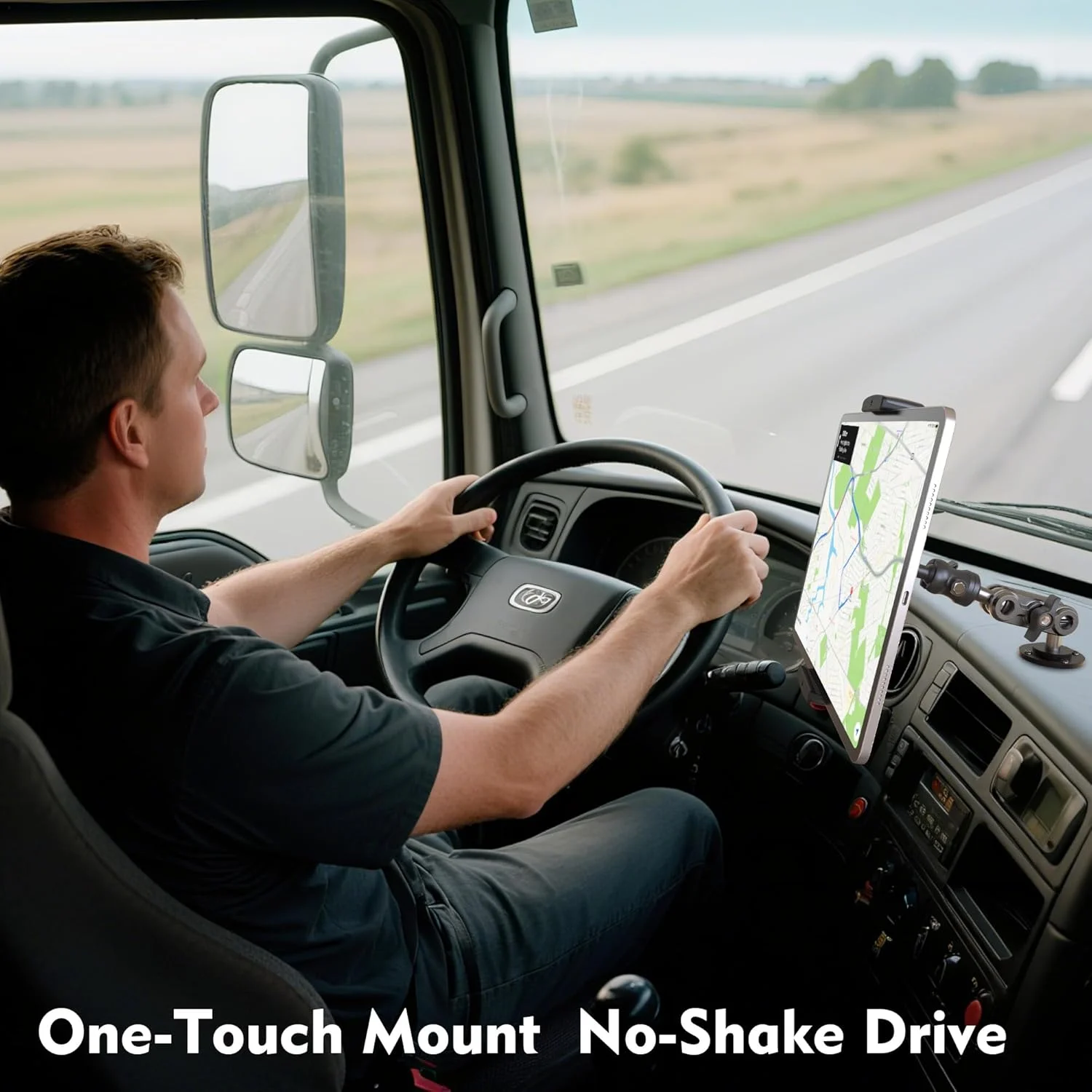 پایه تبلت برای داشبورد خودرو، پایه آلومینیومی سنگین با قابلیت چرخش 360 درجه برای کامیون، خودرو و وسایل نقلیه تجاری، قایق، دیوار، سازگار با تبلت/تلفن های 4.7 تا 12.9 اینچی پایه تبلت برای داشبورد خودرو، پایه آلومینیومی سنگین با قابلیت چرخش 360 درجه برای کامیون، خودرو و وسایل نقلیه تجاری، قایق، دیوار، سازگار با تبلت/تلفن های 4.7 تا 12.9 اینچی