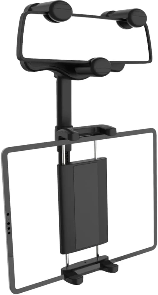 پایه نگهدارنده گوشی و تبلت آینه عقب خودرو مناسب برای آیپد و تلفن همراه 4 تا 13 اینچی، پایه نگهدارنده آینه عقب خودرو با قابلیت چرخش 360 درجه برای آیپد پرو 12.9 ایر مینی، گلکسی زد فولد 4 3، آیفون و غیره پایه نگهدارنده گوشی و تبلت آینه عقب خودرو مناسب برای آیپد و تلفن همراه 4 تا 13 اینچی، پایه نگهدارنده آینه عقب خودرو با قابلیت چرخش 360 درجه برای آیپد پرو 12.9 ایر مینی، گلکسی زد فولد 4 3، آیفون و غیره