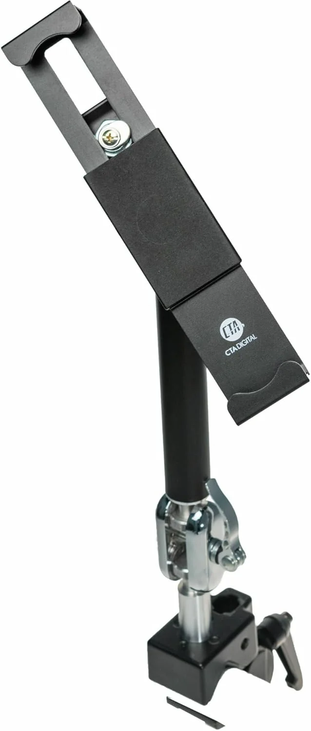 نگهدارنده تبلت با گیره میله ای - گیره میله ای امنیتی سنگین CTA برای آیپد نسل دهم 10.9 اینچی - آیپد نسل 7/8/9 10.2 اینچی - آیپد ایر 4 - آیپد پرو 12.9 اینچی - گلکسی تب - سرفیس پرو 7 - تبلت های زبرا و غیره - مشکی (PAD-HPCS) نگهدارنده تبلت با گیره میله ای - گیره میله ای امنیتی سنگین CTA برای آیپد نسل دهم 10.9 اینچی - آیپد نسل 7/8/9 10.2 اینچی - آیپد ایر 4 - آیپد پرو 12.9 اینچی - گلکسی تب - سرفیس پرو 7 - تبلت های زبرا و غیره - مشکی (PAD-HPCS)