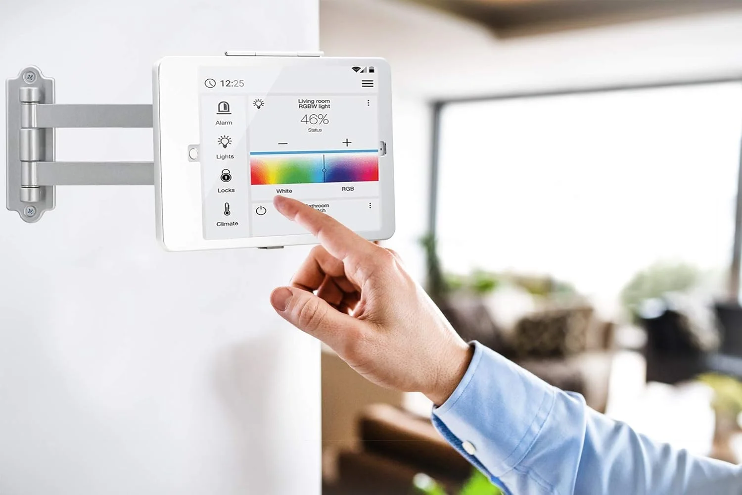 محفظه دیواری – محفظه امنیتی CTA با قابلیت چرخش 360 درجه – سازگار با آیپد نسل 7/ 8/ 9 10.2 اینچی، آیپد ایر 3 و آیپد پرو 10.5 اینچی (PAD-AWSEA10)