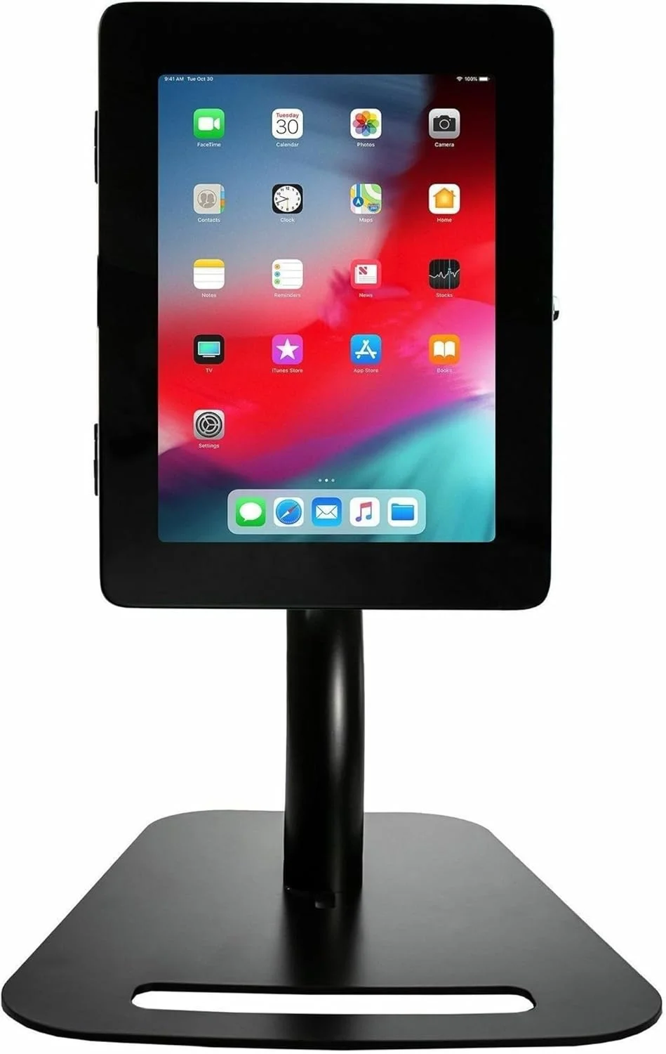 کیوسک امنیتی ایستاده/رومیزی CTA Digital - کیوسک امنیتی ممتاز با قابلیت تنظیم ارتفاع CTA برای آیپد ایر 11 اینچ M2 (2024) - پرو 11 اینچ M4 (2024) - نسل 7/8/9 10.2 اینچ - گلکسی تب S5E و غیره (PAD-PARAFD)