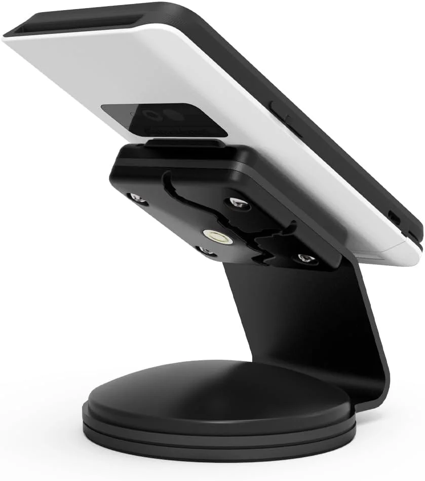 پایه امنیتی گوشی هوشمند Compulocks Universal SlideDock EMV - مشکی، صفحه اتصال فولادی اتصال سریع، پایه چرخشی، قابل نصب، راه حل امنیتی شیک و ایمن دستگاه