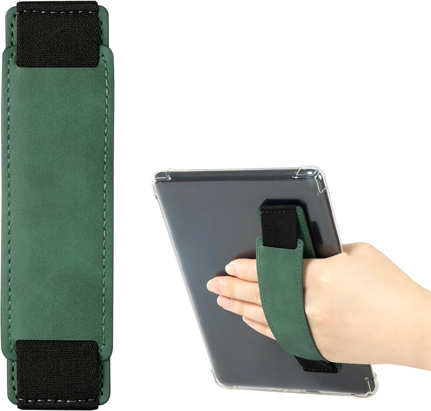 بند چرمی نرم و با کیفیت جهانی CoBak برای کیندل، دارای چسب قوی، سازگار با کیندل، سامسونگ A9، آیپد مینی، در اندازه‌های 6 تا 10 اینچ، زمردی