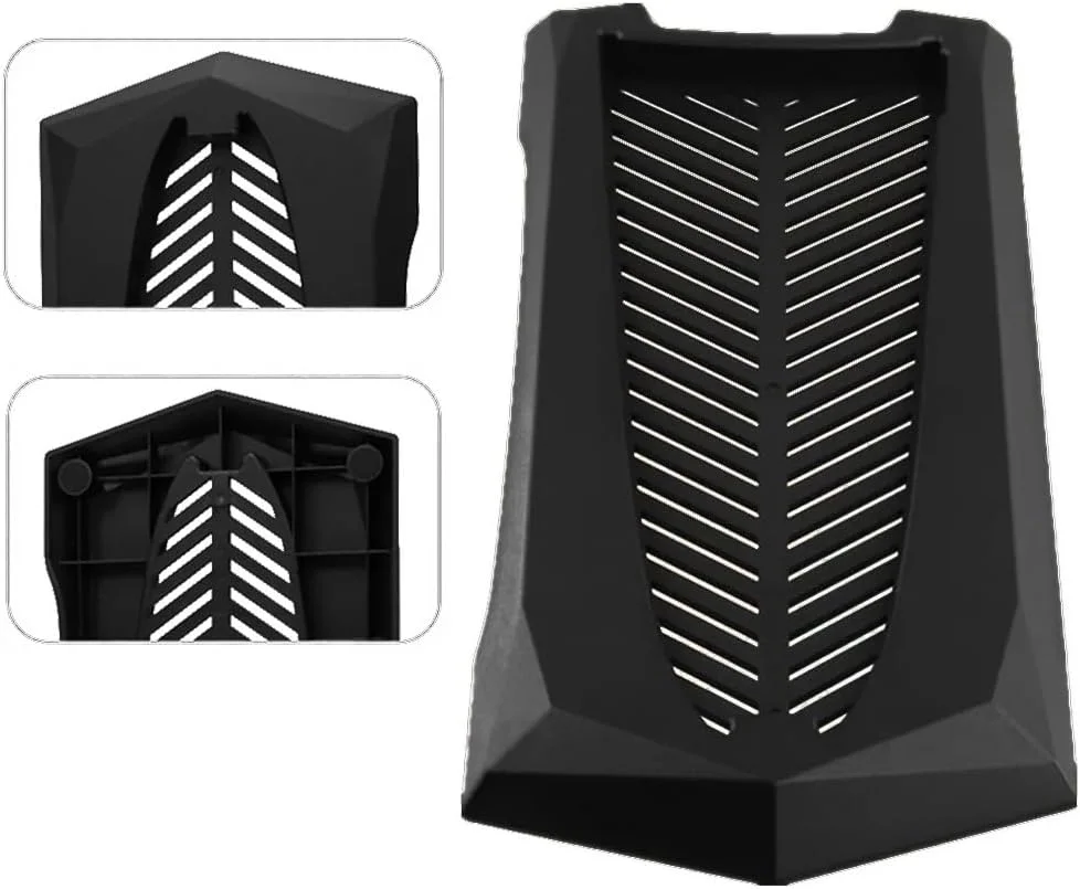 پایه عمودی برای کنسول PS5 Slim نسخه دیجیتال با دریچه های خنک کننده داخلی و پایه های ضد لغزش (مشکی)