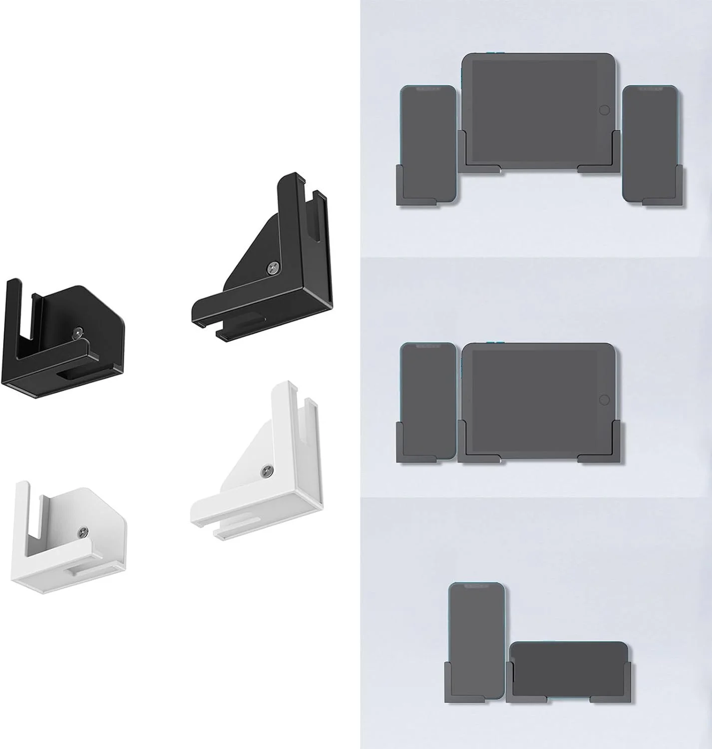 پایه دیواری تبلت با قابلیت تنظیم و چرخش 360 درجه برای تبلت، تلفن و کتابخوان الکترونیکی