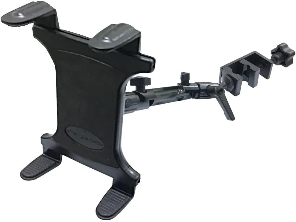 پایه نگهدارنده تبلت ChargerCity با گیره میله/پایه میکروفون موسیقی آلیاژ آلومینیوم سنگین با قابلیت تنظیم 4 طرفه برای تبلت های 7-12 اینچی آیپد پرو ایر مینی گلکسی سرفیس پرو پایه نگهدارنده تبلت ChargerCity با گیره میله/پایه میکروفون موسیقی آلیاژ آلومینیوم سنگین با قابلیت تنظیم 4 طرفه برای تبلت های 7-12 اینچی آیپد پرو ایر مینی گلکسی سرفیس پرو