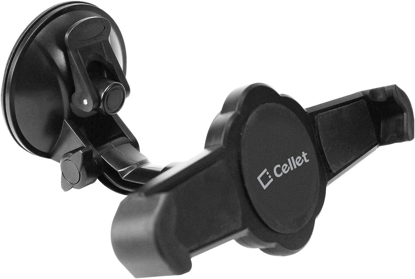 پایه نگهدارنده تبلت رومیزی، داشبوردی و شیشه جلویی با مکنده فوق العاده بزرگ برای آیپد پرو آیپد مینی ایر سامسونگ گلکسی تب 8 7 6 آمازون فایر HD، مناسب برای تبلت ها تا عرض 9.7 اینچ، مشکی