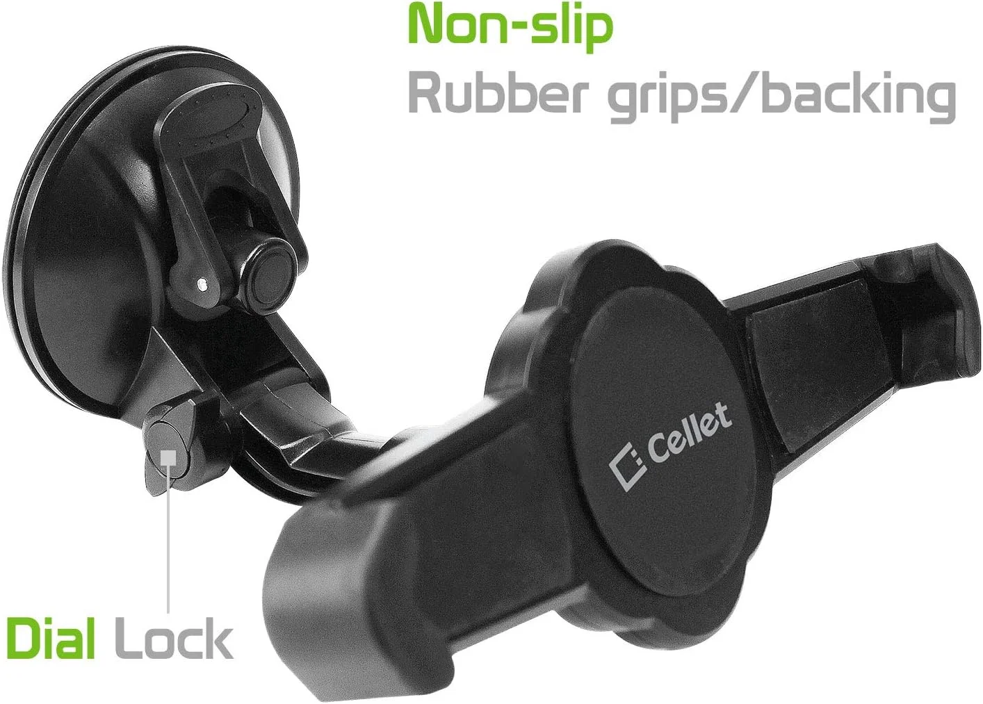 پایه نگهدارنده تبلت رومیزی، داشبوردی و شیشه جلویی با مکنده فوق العاده بزرگ برای آیپد پرو آیپد مینی ایر سامسونگ گلکسی تب 8 7 6 آمازون فایر HD، مناسب برای تبلت ها تا عرض 9.7 اینچ، مشکی