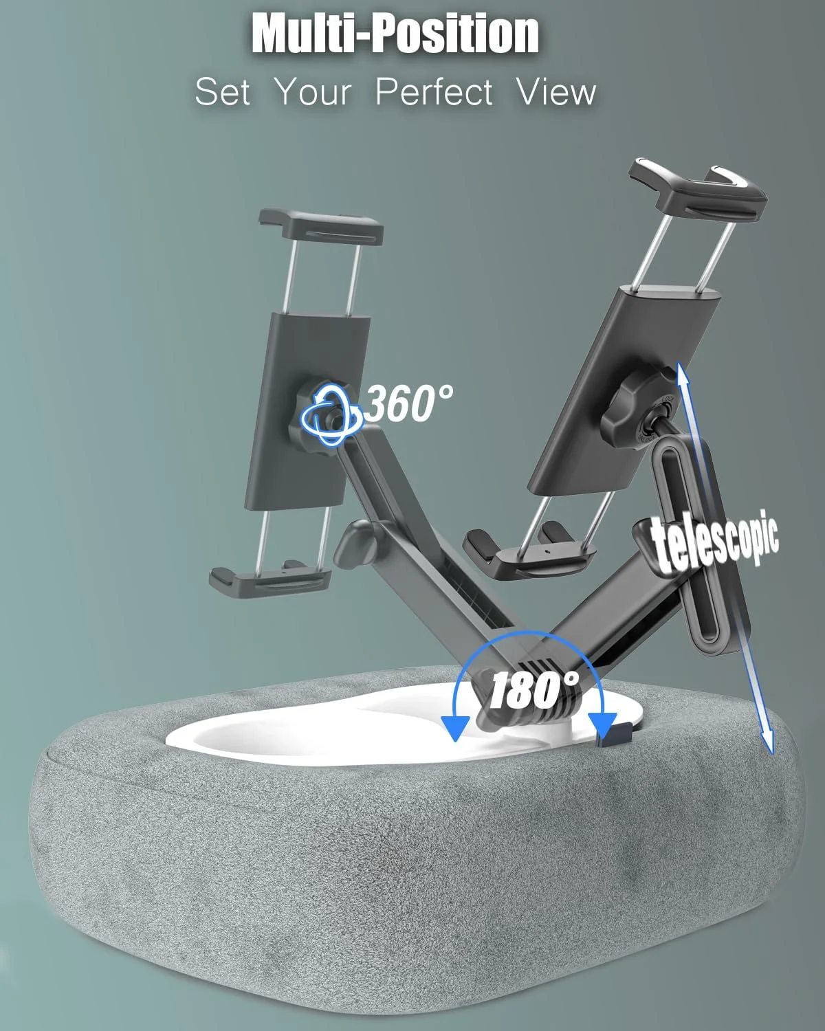 پایه نگهدارنده تبلت Charchendo با پارچه نرم و مخمل و بازوی تلسکوپی قابل تنظیم 360 درجه، پایه آیپد قابل تنظیم برای تخت، مبل، دارای کاسه جداشدنی، مناسب برای کیندل، آیپد، تلفن/تبلت، گوگل، سامسونگ 4 تا 12.9 اینچی پایه نگهدارنده تبلت Charchendo با پارچه نرم و مخمل و بازوی تلسکوپی قابل تنظیم 360 درجه، پایه آیپد قابل تنظیم برای تخت، مبل، دارای کاسه جداشدنی، مناسب برای کیندل، آیپد، تلفن/تبلت، گوگل، سامسونگ 4 تا 12.9 اینچی
