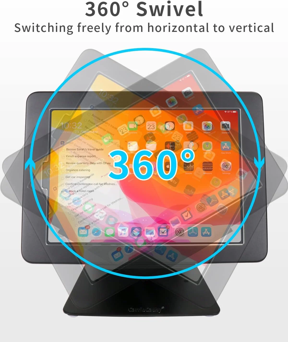 پایه رومیزی ضد سرقت کیوسک امنیتی POS برای آیپد پرو ۱۱ اینچ، ۱۰.۹ اینچ، آیپد ایر ۵، ۴، چرخش پایه رومیزی ضد سرقت کیوسک امنیتی POS برای آیپد پرو ۱۱ اینچ، ۱۰.۹ اینچ، آیپد ایر ۵، ۴، چرخش