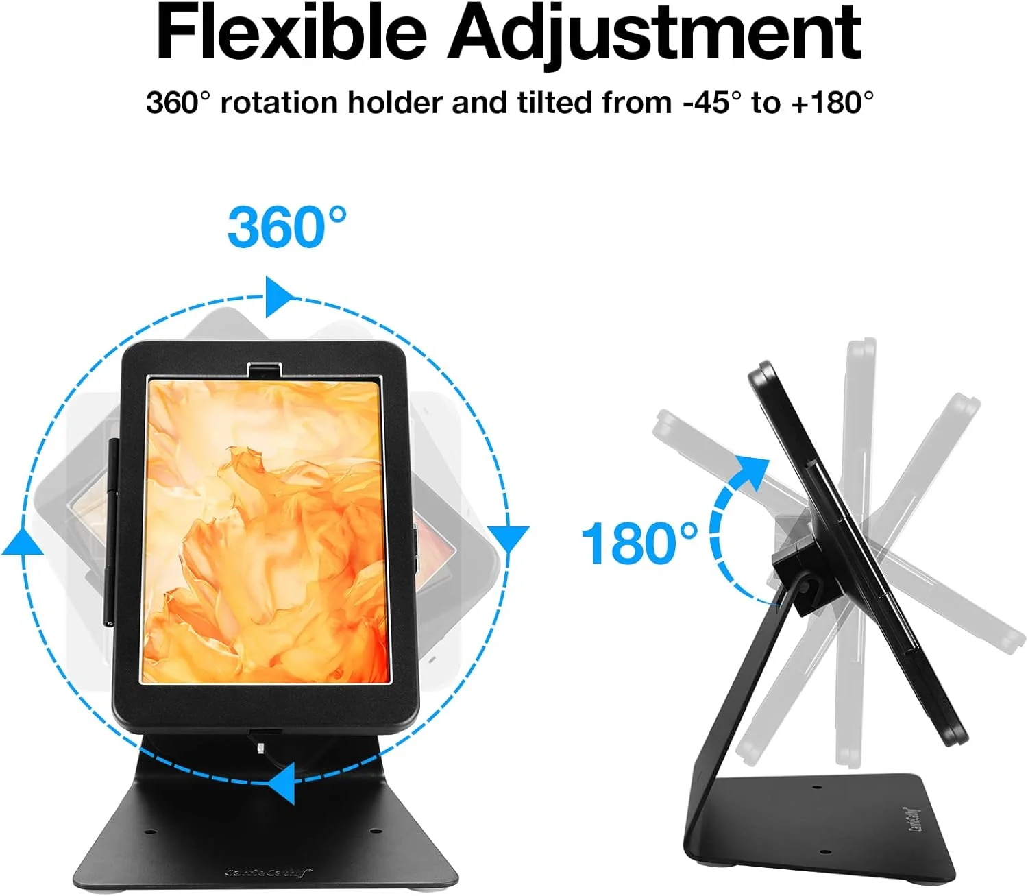 پایه رومیزی ضد سرقت کیوسک امنیتی برای آیپد مینی 8.3 اینچی (A17 Pro) 2024 و آیپد مینی 6 مدل 2021، چرخش و گردش
