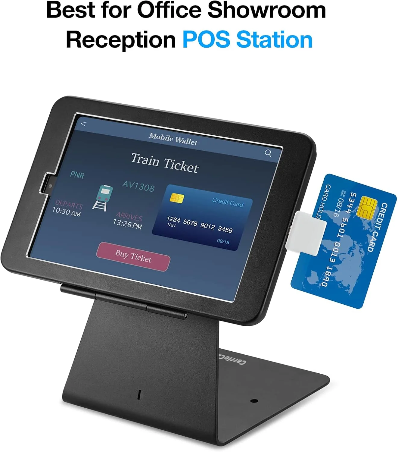 پایه رومیزی ضد سرقت کیوسک امنیتی برای آیپد مینی 8.3 اینچی (A17 Pro) 2024 و آیپد مینی 6 مدل 2021، چرخش و گردش