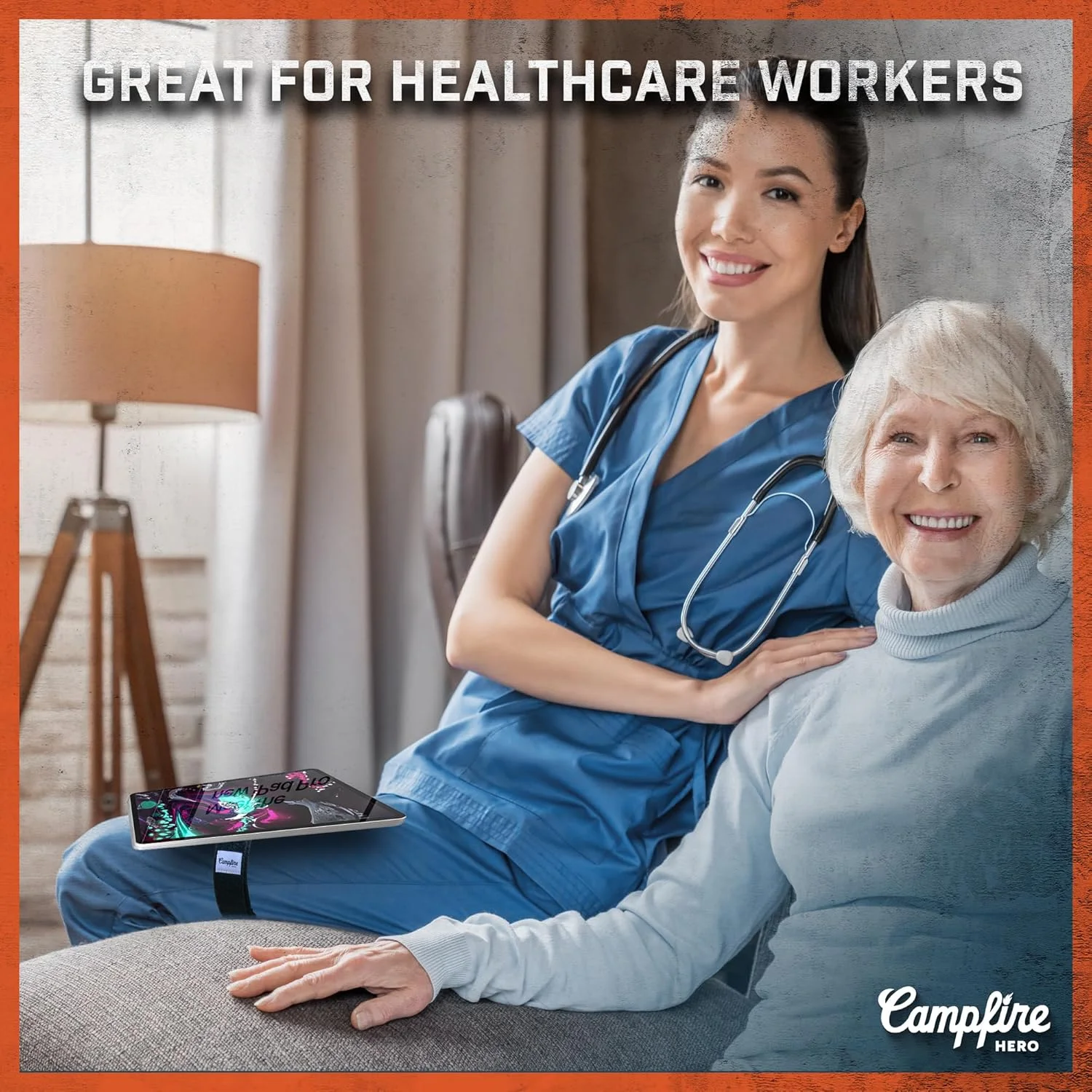 نگهدارنده مغناطیسی ران برای آیپد و تلفن | نگهدارنده زانو بدون دست برای خلبانان، کارکنان مراقبت های بهداشتی و افراد چند وظیفه ای (تبلت)