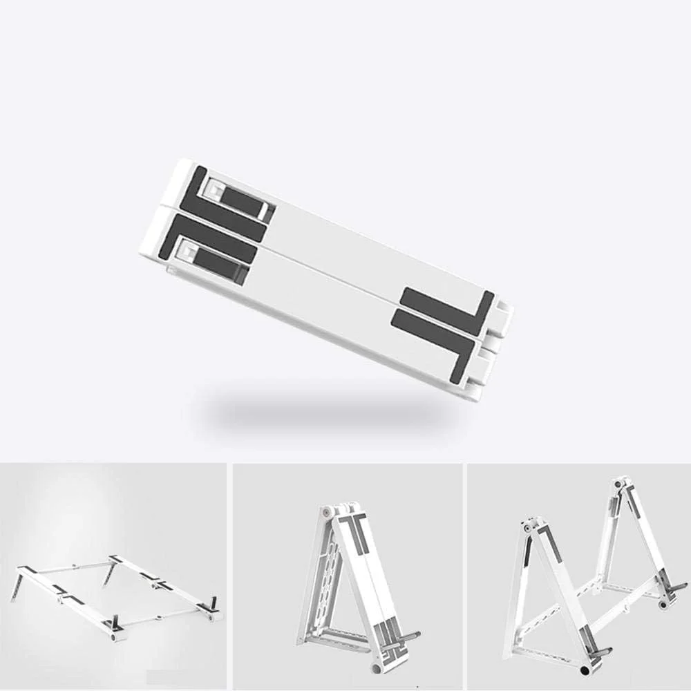 پایه و نگهدارنده باکس ویو سازگار با Simbans PicassoTab X14 (14.1 اینچ) - پایه آلومینیومی جیبی 3 در 1، پایه قابل حمل با قابلیت تنظیم زاویه دید چندگانه - نقره ای متالیک