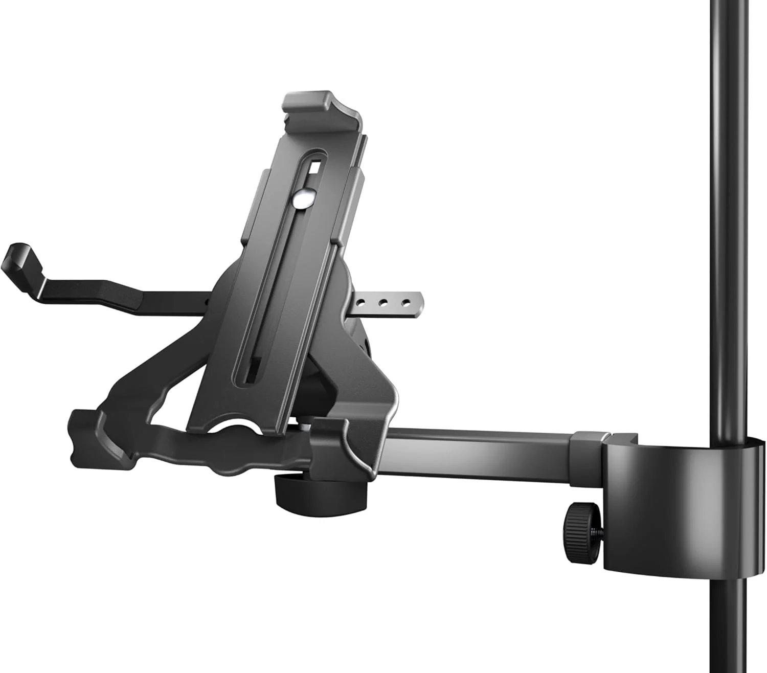 نگهدارنده تبلت K&M König & Meyer 19743 ساخته شده از پلاستیک زیستی، مناسب برای پایه میکروفون با قابلیت تنظیم زاویه، سازگار با برندهای رایج نگهدارنده تبلت K&M König & Meyer 19743 ساخته شده از پلاستیک زیستی، مناسب برای پایه میکروفون با قابلیت تنظیم زاویه، سازگار با برندهای رایج