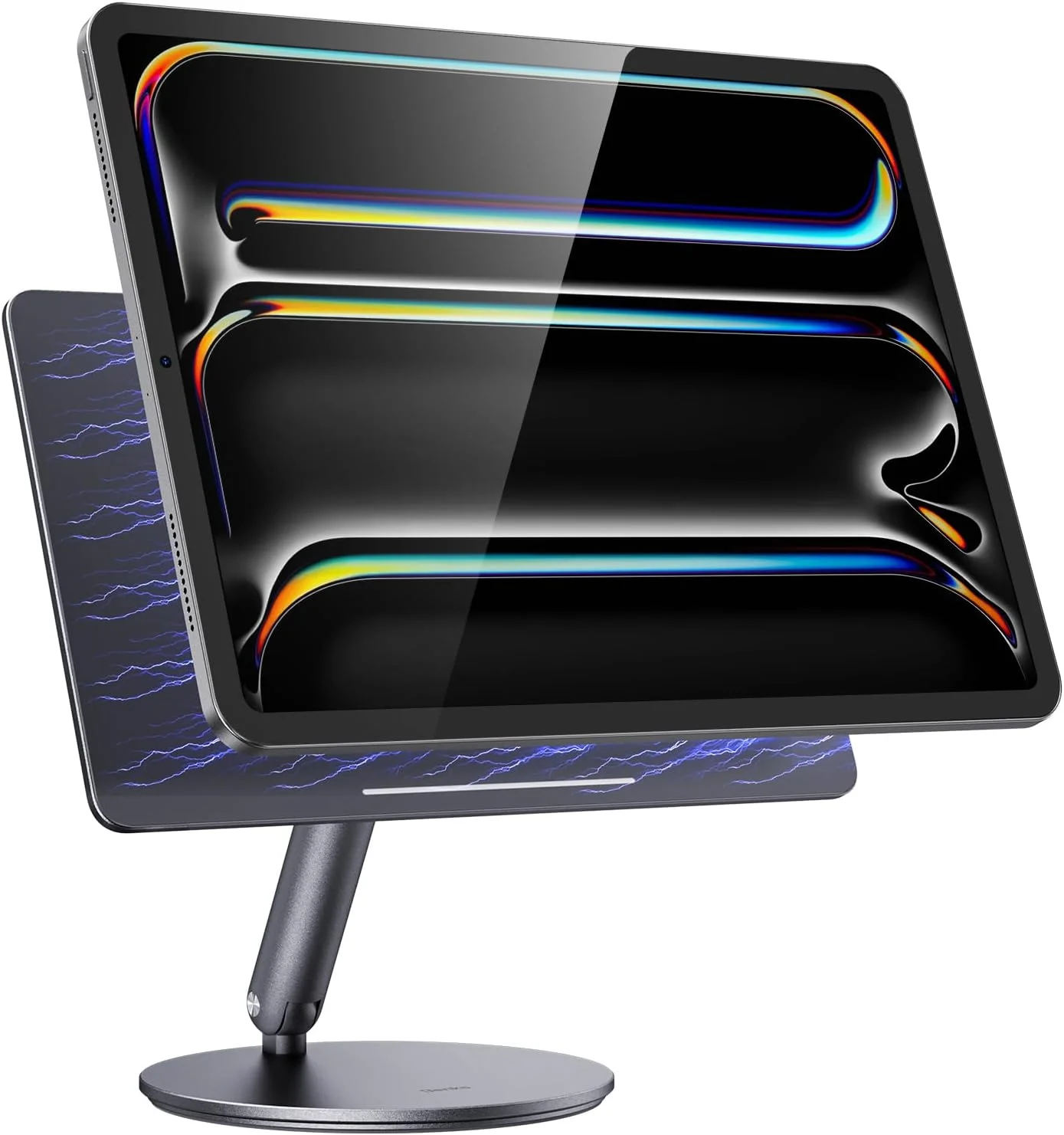 پایه مغناطیسی آیپد بنکس برای آیپد پرو ۱۳ اینچ M4 (۲۰۲۴)، با قابلیت چرخش ۳۶۰ درجه، پایه آلومینیومی تاشو مناسب برای میز، دفتر و استفاده در منزل پایه مغناطیسی آیپد بنکس برای آیپد پرو ۱۳ اینچ M4 (۲۰۲۴)، با قابلیت چرخش ۳۶۰ درجه، پایه آلومینیومی تاشو مناسب برای میز، دفتر و استفاده در منزل