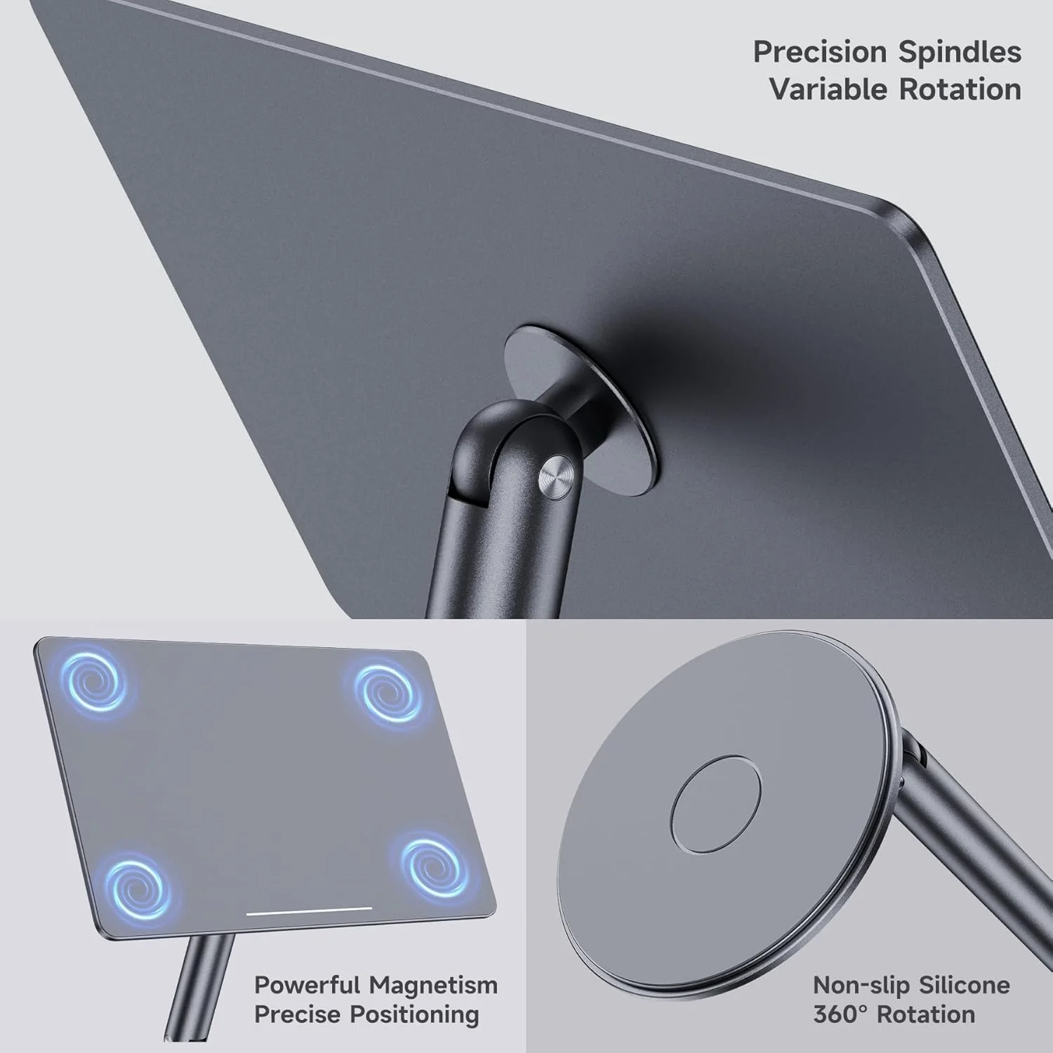 پایه مغناطیسی آیپد BENKS، پایه تبلت چرخشی 360 درجه Infinity Pro، پایه نگهدارنده تبلت تاشو و قابل حمل برای Apple iPad Pro 11 اینچ نسل 4/3/2/1، Air 11 اینچ نسل 7/6/5/4 پایه مغناطیسی آیپد BENKS، پایه تبلت چرخشی 360 درجه Infinity Pro، پایه نگهدارنده تبلت تاشو و قابل حمل برای Apple iPad Pro 11 اینچ نسل 4/3/2/1، Air 11 اینچ نسل 7/6/5/4