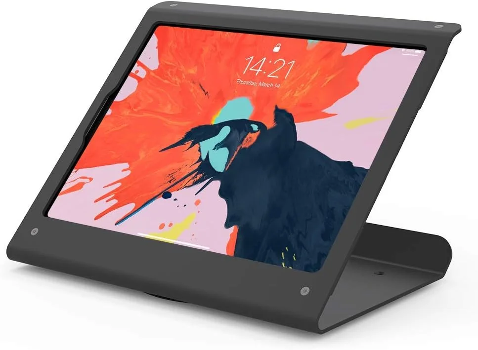 پایه تبلت سازگار با آیپد پرو 12.9 اینچ نسل 3، 4، 5 و 6، ایر 13 اینچ با پایه گردان، نگهدارنده تبلت تمام فلزی ضد سرقت برای کیوسک POS پایه تبلت سازگار با آیپد پرو 12.9 اینچ نسل 3، 4، 5 و 6، ایر 13 اینچ با پایه گردان، نگهدارنده تبلت تمام فلزی ضد سرقت برای کیوسک POS